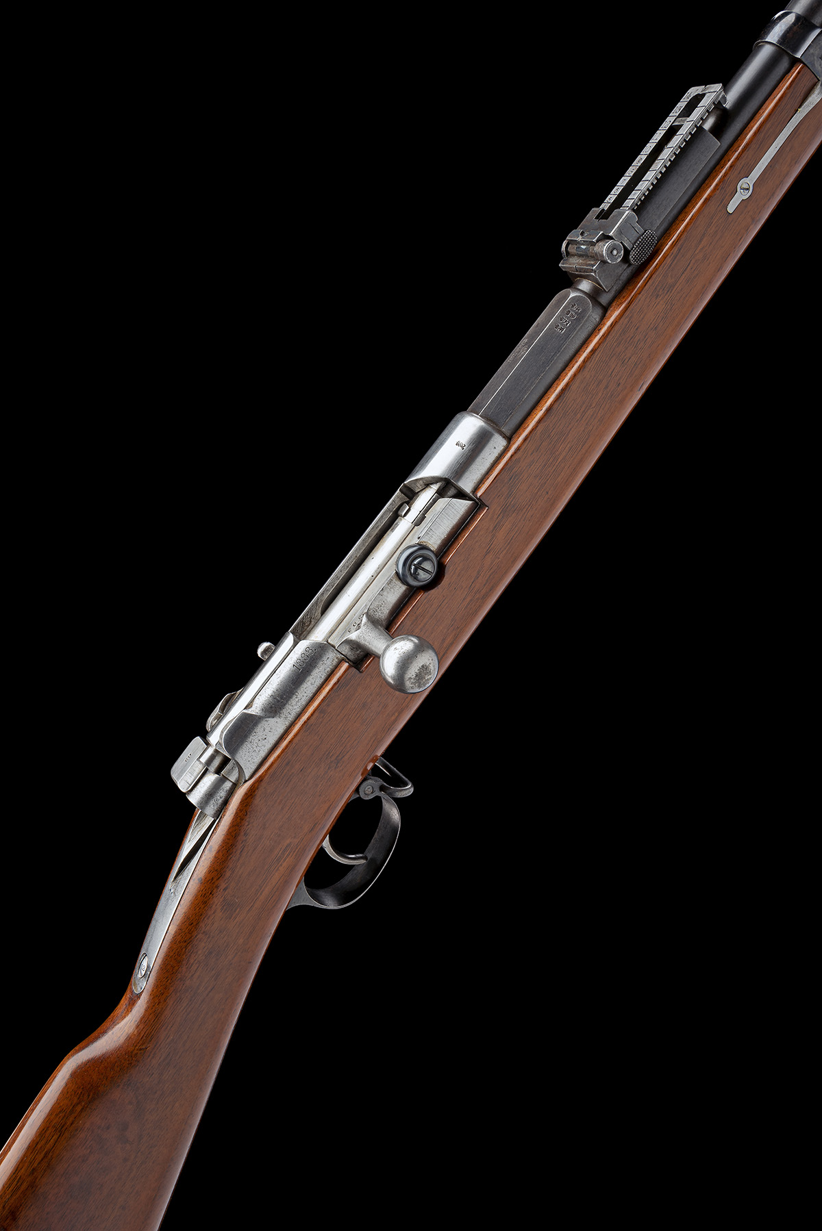 A GOOD .43 (11.15 X 60mm) MAUSER MODEL 1871/84 BOLT ACTION RIFLE MADE AT SPANDAU IN 1888, serial no.