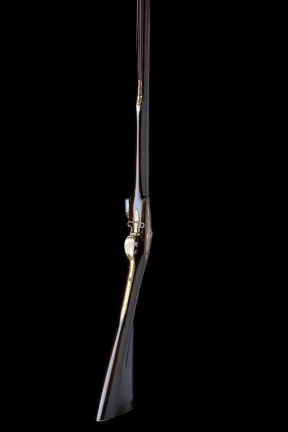 AN EARLY 14-BORE FLINTLOCK BIRDING-GUN SIGNED COLLUMBELL, LONDON, CIRCA 1740, serial no. 9, 37in. - Image 6 of 8