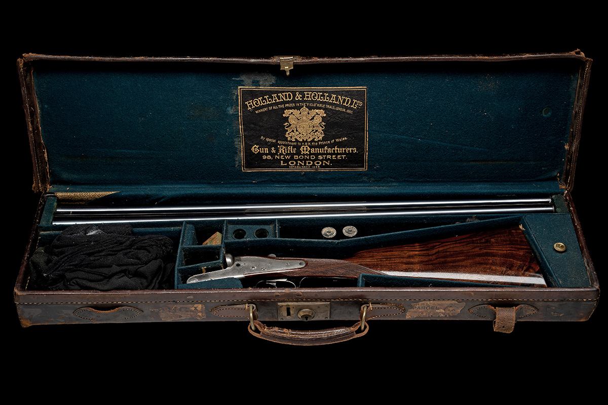 HOLLAND & HOLLAND A 12-BORE 'C GRADE' BACK-ACTION SIDELOCK EJECTOR, serial no. 24811, for 1906, - Image 9 of 9