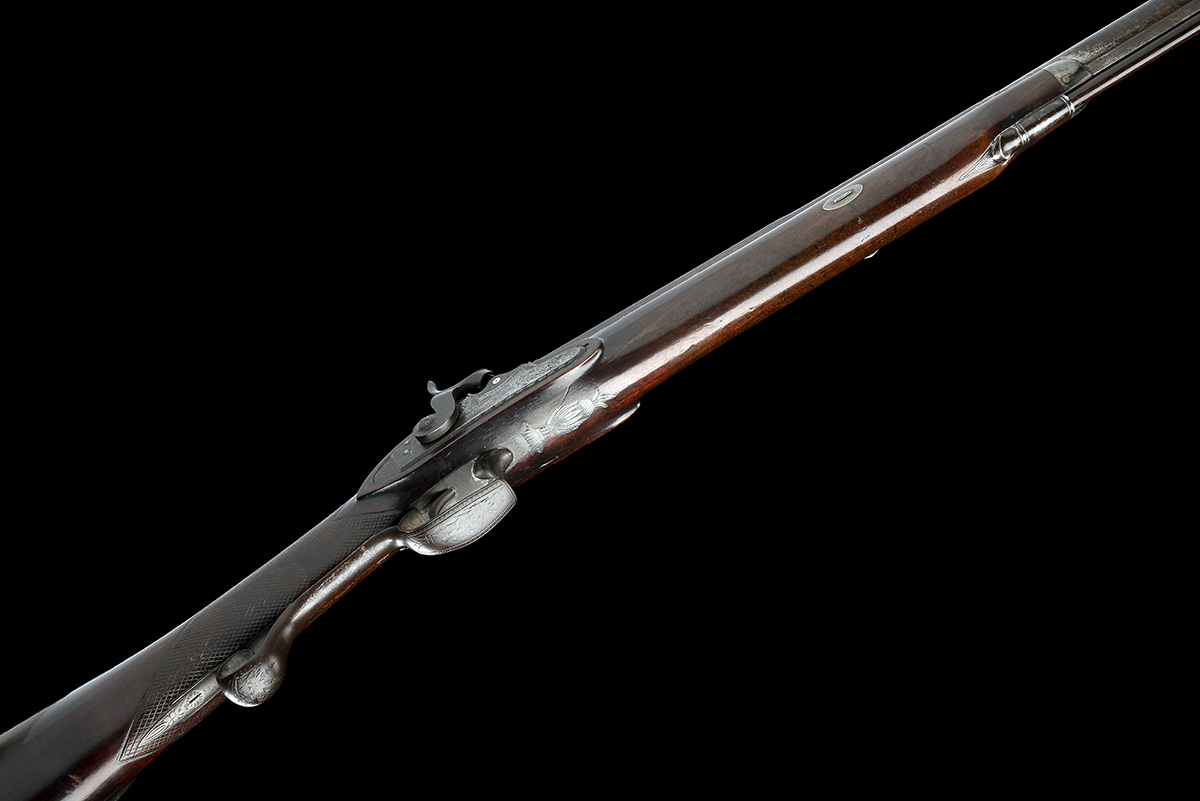 A 12-BORE PERCUSSION SINGLE-BARRELLED SPORTING GUN SIGNED FISHER, LONDON, no visible serial - Image 3 of 8