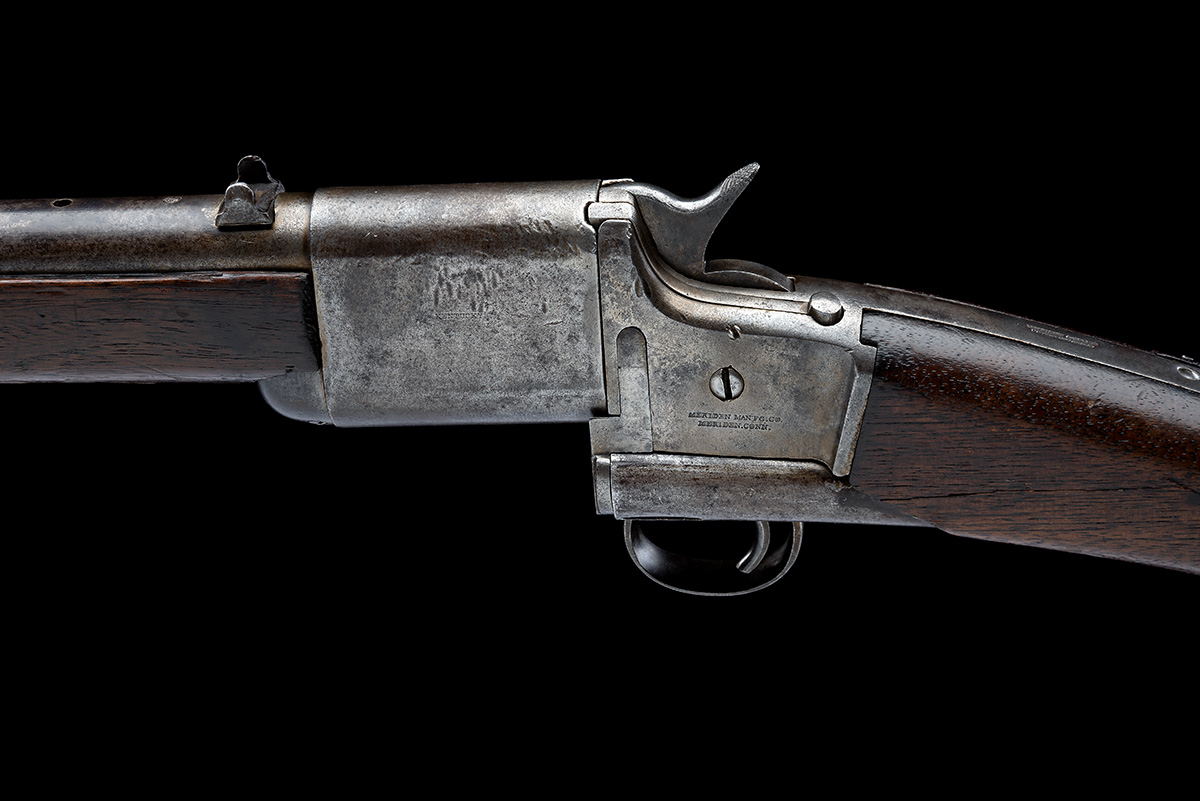 A .56-50 (RIMFIRE) TRIPLETT & SCOTT REPEATING CARBINE, CIRCA 1865, serial no. 5055, with 22in. - Image 4 of 8