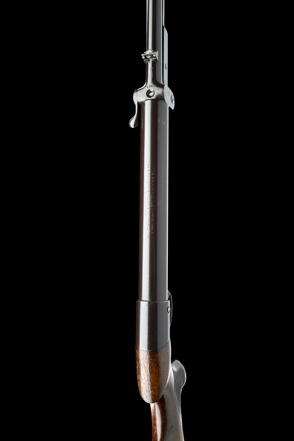 A RARE .177 PRESENTATION BSA UNDER-LEVER IMPROVED MODEL 'B' AIR-RIFLE, serial no. 17205, for 1907/8, - Image 4 of 10