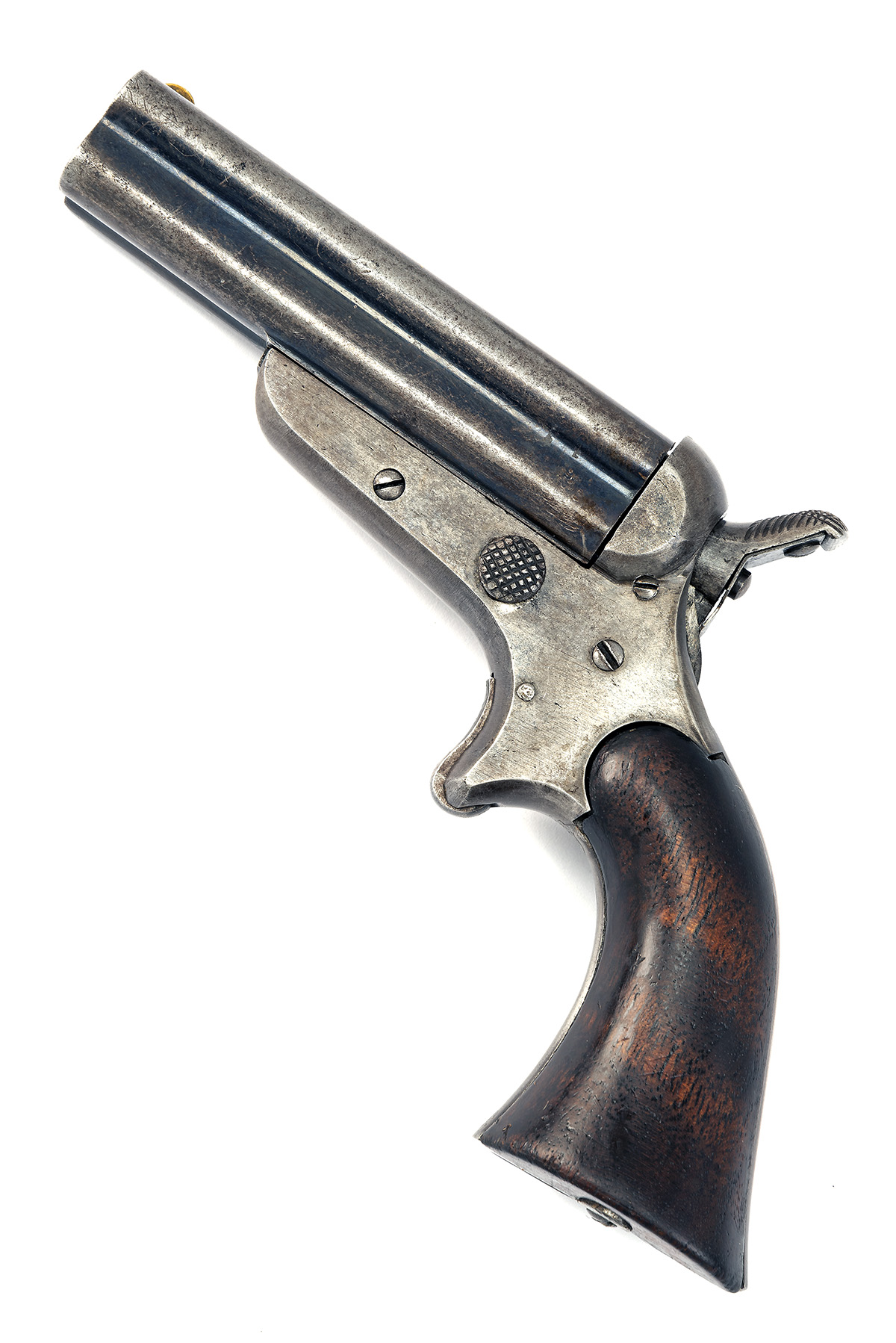 A .32 (SHORT RIMFIRE) MODEL '3C' FOUR-SHOT POCKET PISTOL SIGNED SHARPS & HANKINS, CIRCA 1865, serial