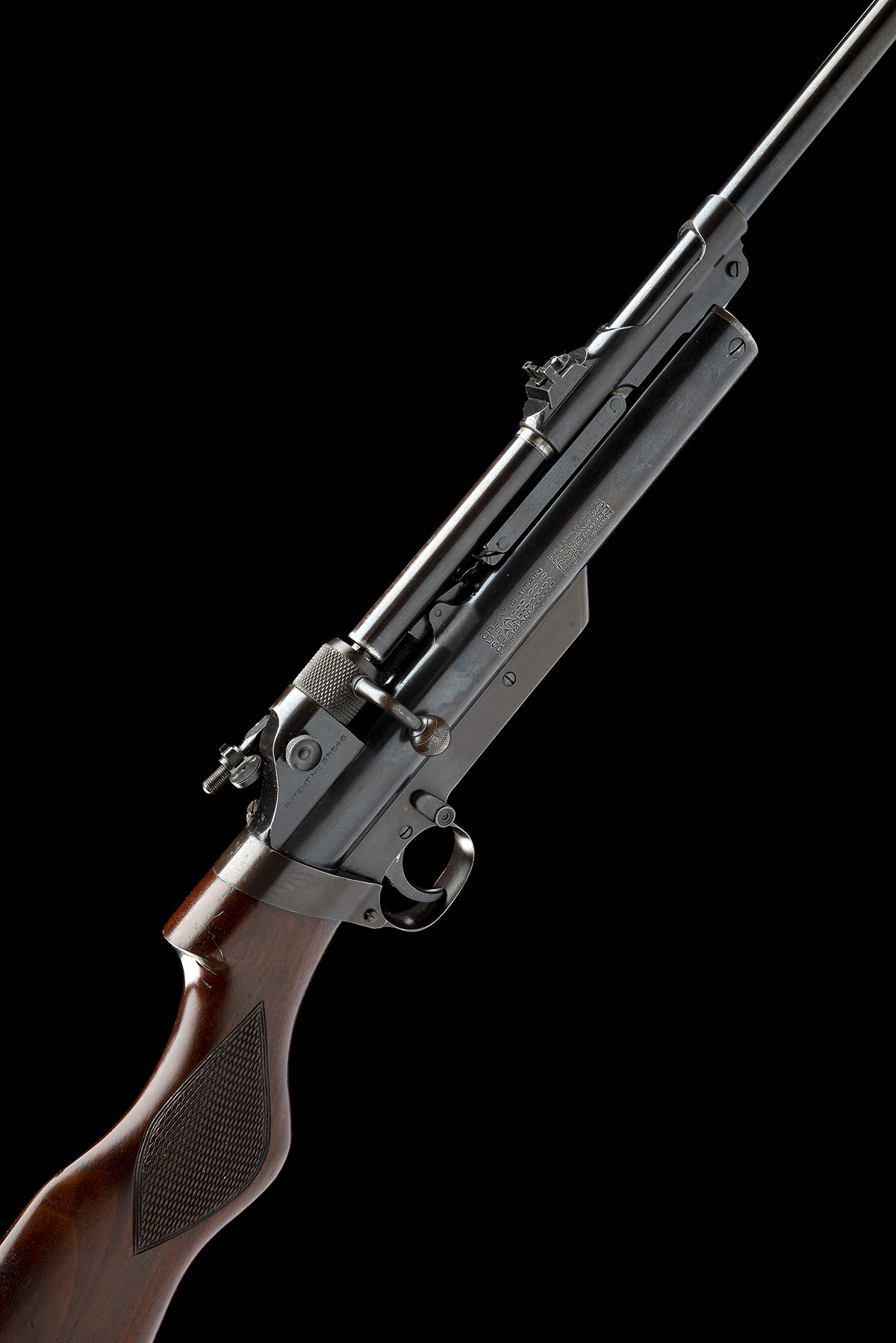 A GOOD .177 WEBLEY & SCOTT MKII SERVICE AIR-RIFLE, SECOND SERIES, serial no. S1172, circa 1933, with