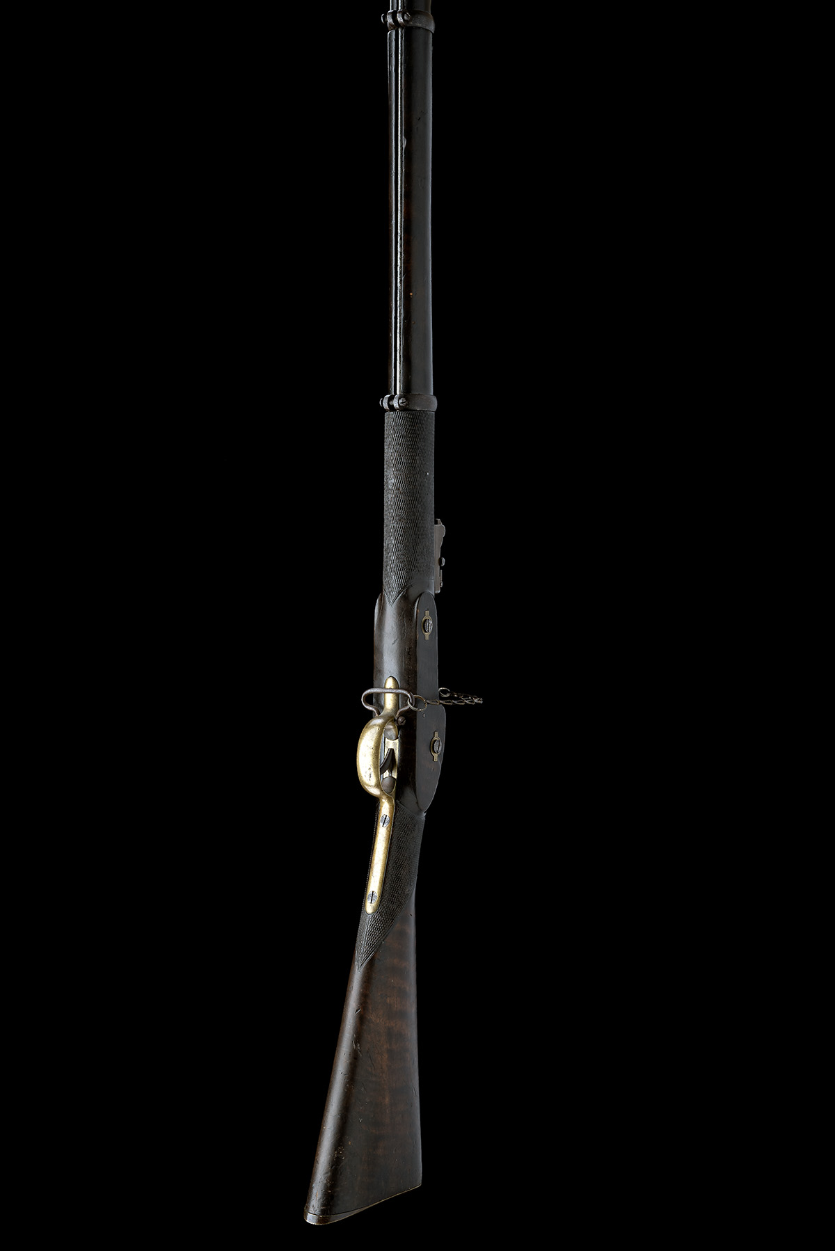 A .577 PATTERN 1853 THREE BAND PERCUSSION VOLUNTEER RIFLE BY A. HENRY, CIRCA 1860, no visible serial - Image 6 of 8