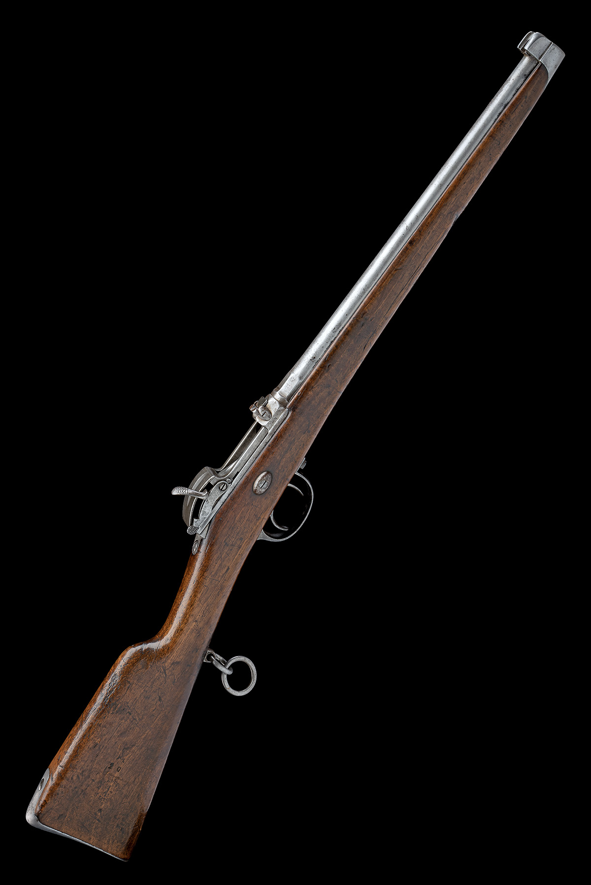 A RARE 11.5X35mmR (WERDER) BAVARIAN WERDER MODEL 1869 CARBINE, CIRCA 1870, serial no. 20, with 15