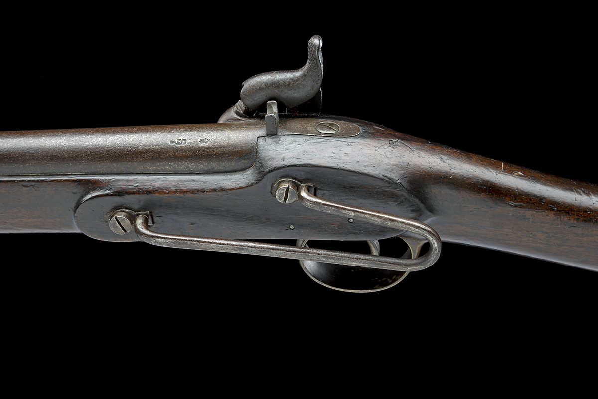 A .66 PATTERN 1847 PERCUSSION PAGET CAVALRY CARBINE MARKED 'R.C.H. 380', CIRCA 1848, with 16in. - Image 8 of 11