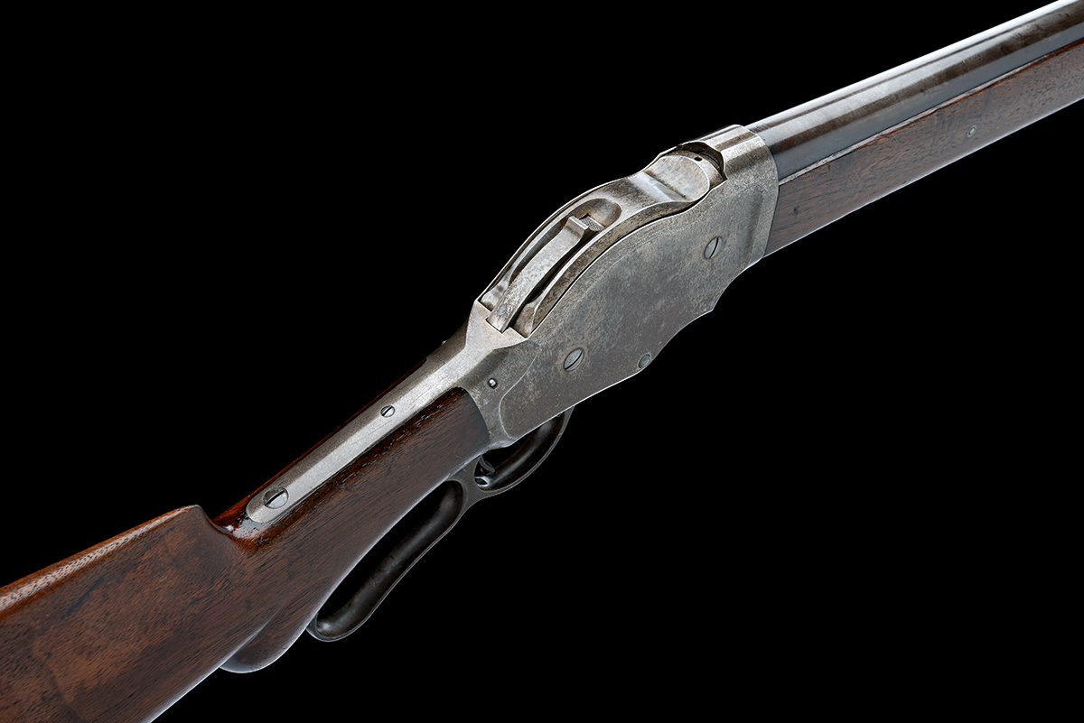 A GOOD 10-BORE MODEL 1887 LEVER-ACTION REPEATING SHOTGUN BY WINCHESTER REPEATING ARMS, serial no. - Image 8 of 9