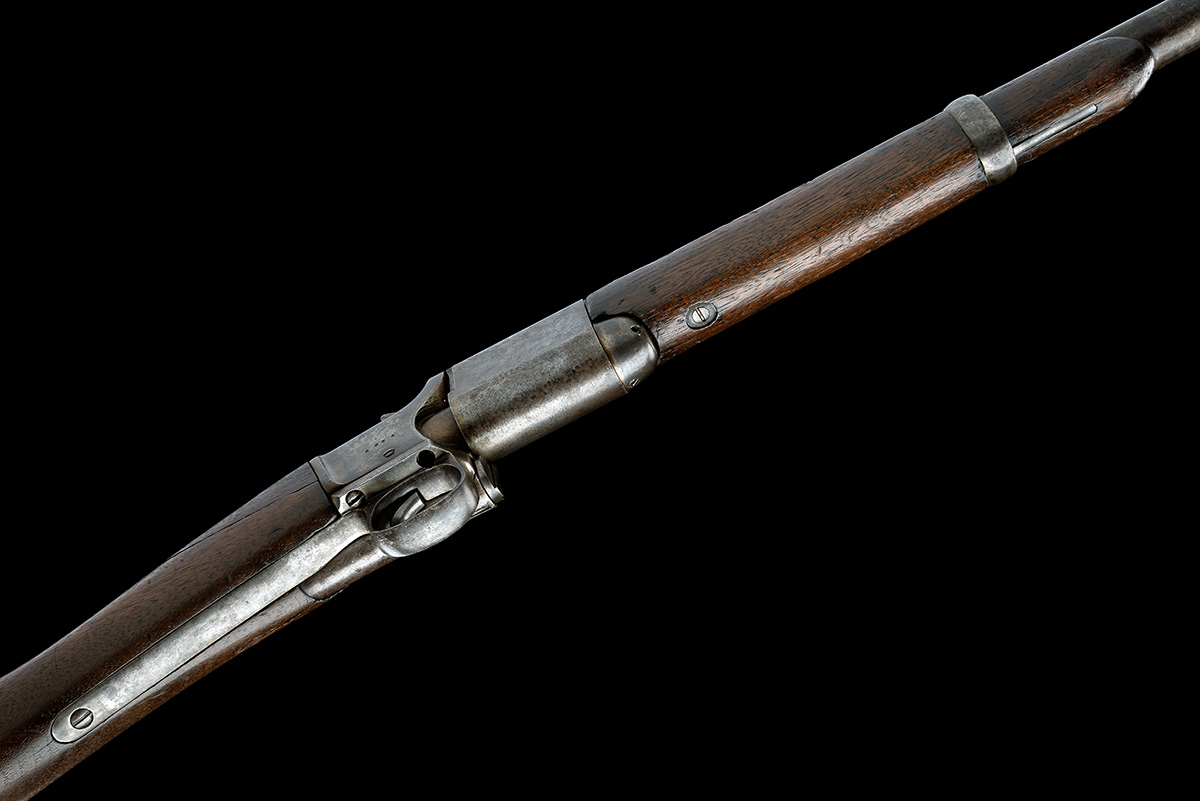 A .56-50 (RIMFIRE) TRIPLETT & SCOTT REPEATING CARBINE, CIRCA 1865, serial no. 5055, with 22in. - Image 3 of 8