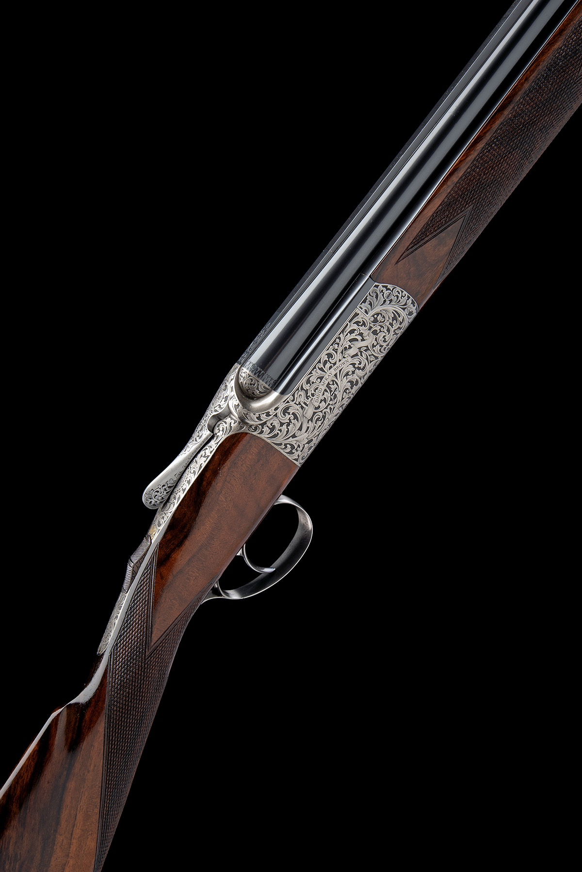 DAVID McKAY BROWN A FINE 20-BORE SINGLE-TRIGGER 1992 DESIGN ROUND-ACTION OVER AND UNDER EJECTOR,