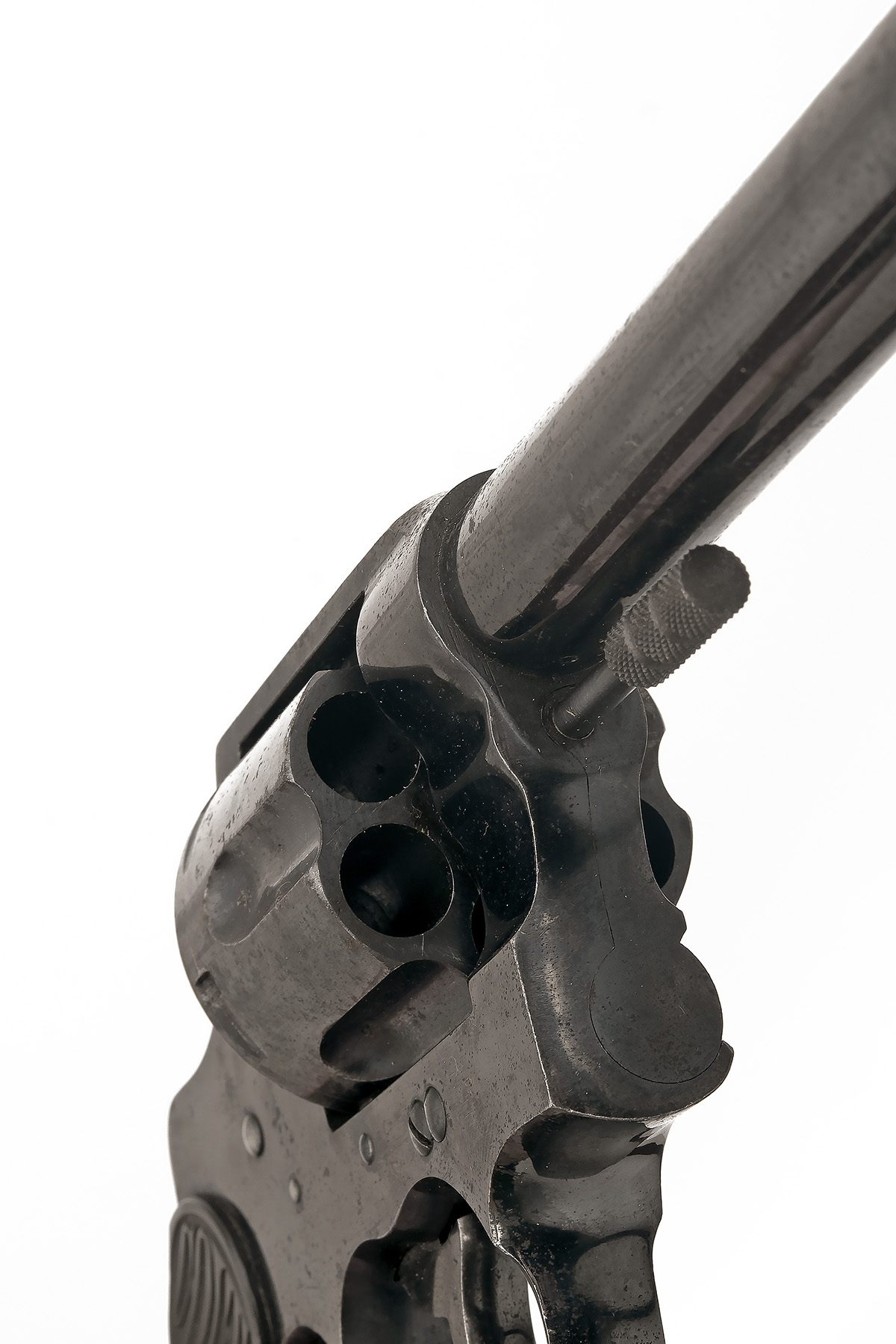 A .455 COLT 'NEW SERVICE' REVOLVER, serial no. 72545, for 1915, with blued round 5 1/2in. barrel - Image 4 of 5