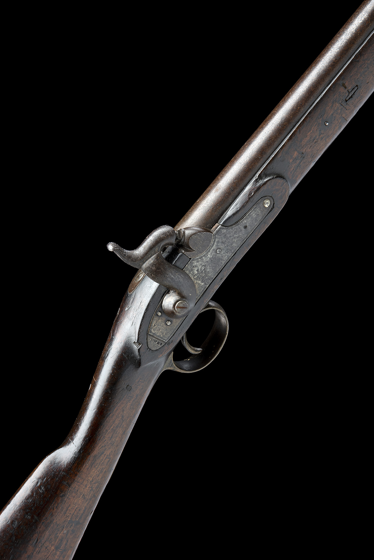 A .66 PATTERN 1847 PERCUSSION PAGET CAVALRY CARBINE MARKED 'R.C.H. 380', CIRCA 1848, with 16in. - Image 2 of 11