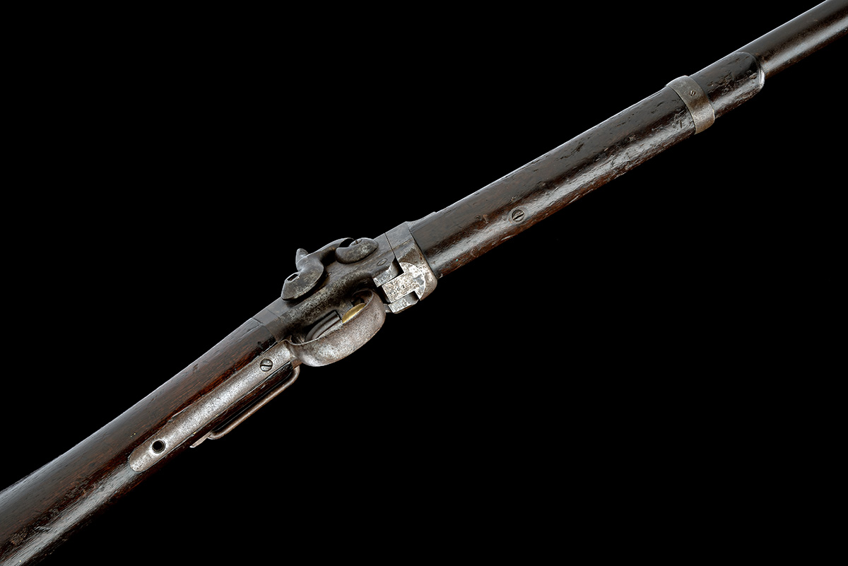 A .50 SMITHS PATENT CAPPING BREECH LOADING CARBINE OF THE AMERICAN CIVIL WAR, CIRCA 1863, serial no. - Image 3 of 8