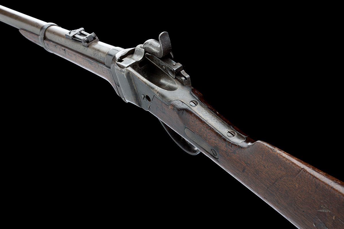 A .50-70 SHARPS NEW MODEL 1863 / 1867 METALLIC CARTRIDGE CONVERSION CARBINE OF THE INDIAN WARS, - Image 5 of 8