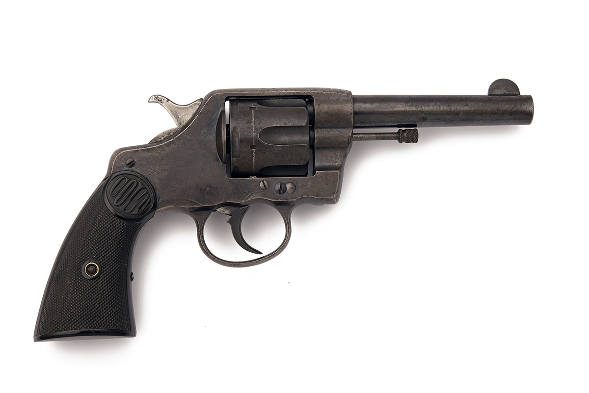 A .41 COLT MODEL '1896' DOUBLE ACTION REVOLVER, serial no. 240292, for 1904, with blued 4 1/2in. - Image 2 of 3