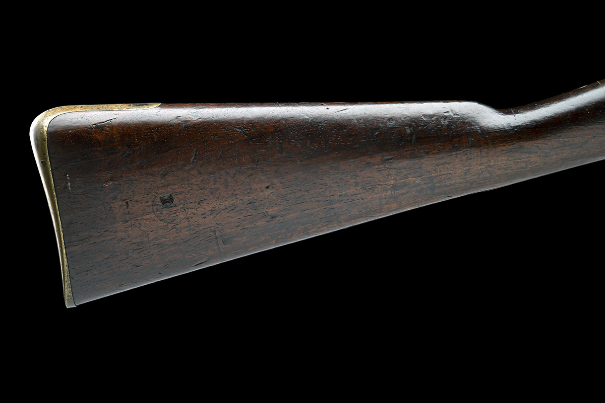 A .66 PATTERN 1847 PERCUSSION PAGET CAVALRY CARBINE MARKED 'R.C.H. 380', CIRCA 1848, with 16in. - Image 6 of 11