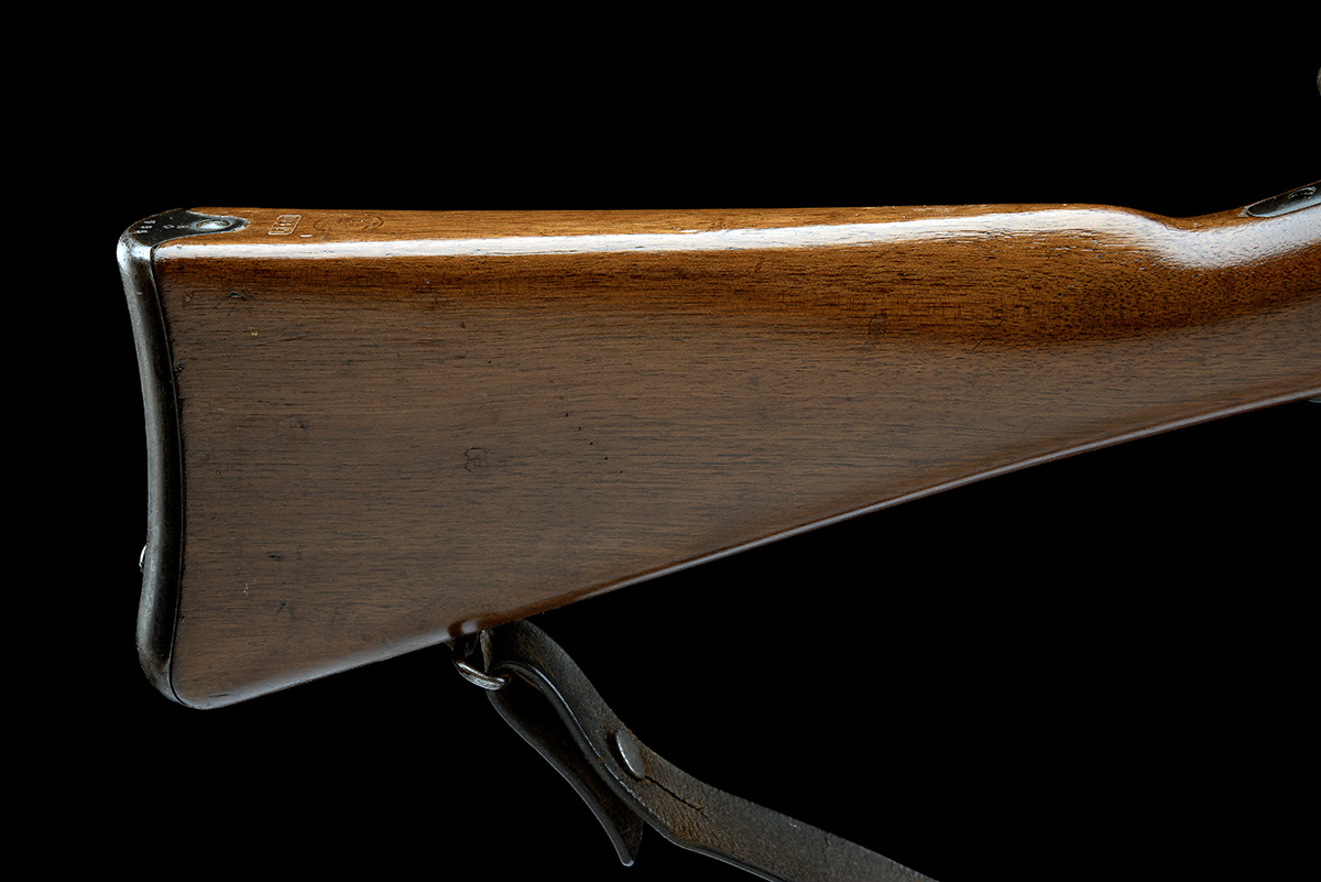 A GOOD 7.5X53.5mm SWISS SCHMIDT-RUBIN STRAIGHT PULL MODEL M1889 SERVICE RIFLE, serial no. 132795, - Image 7 of 8