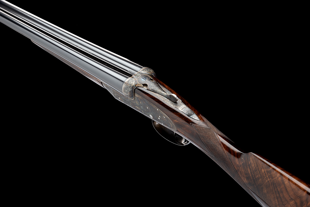 WATSON BROS. A 20-BORE SELF-OPENING ROUND-BODIED SIDELOCK EJECTOR, serial no. 20055, for 1999, 28in. - Image 5 of 11