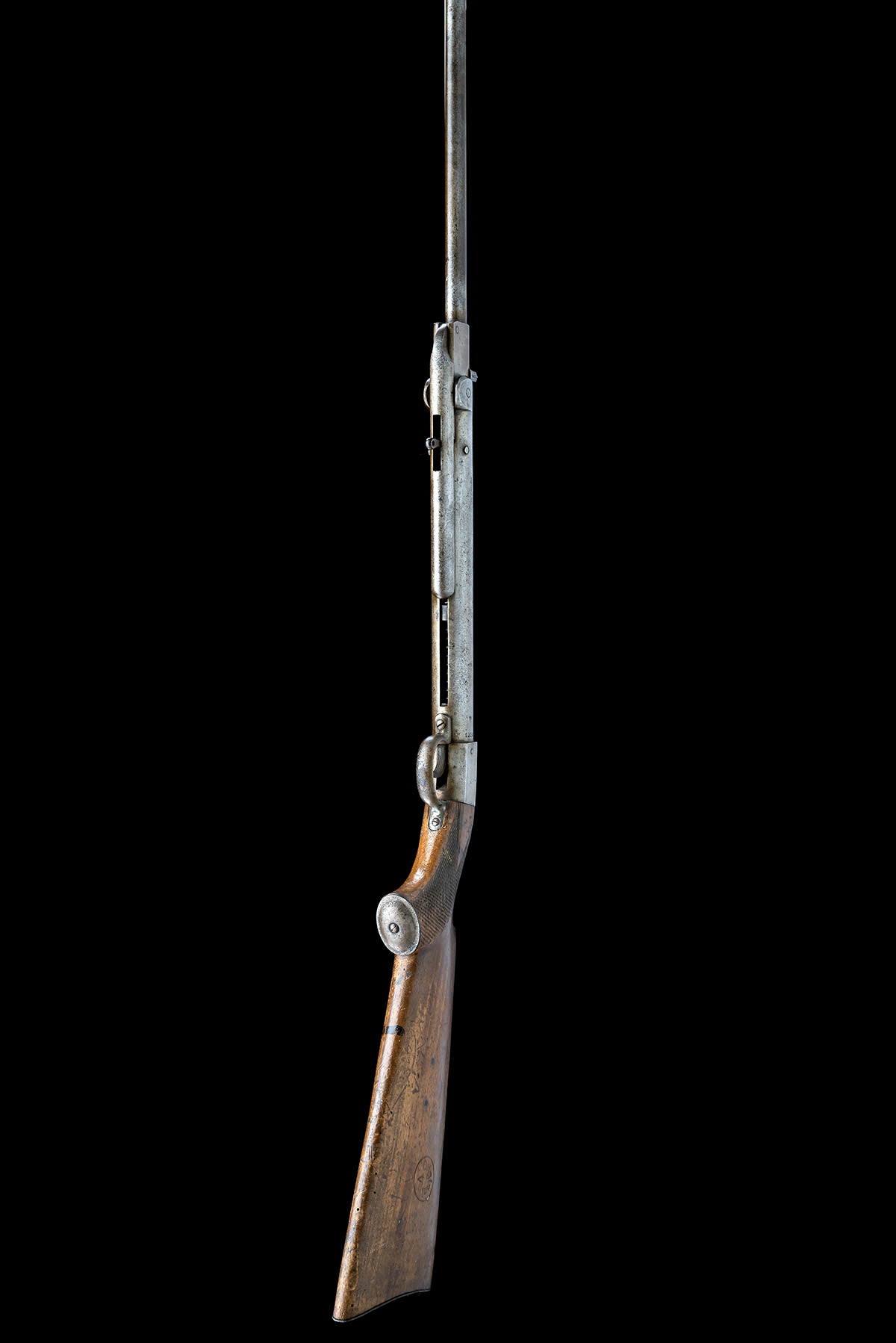 A RARE .177 LANGENHAN 'ORIGINAL V' BREAK-BARREL AIR-RIFLE, serial no. 132058, late variant circa - Image 6 of 9