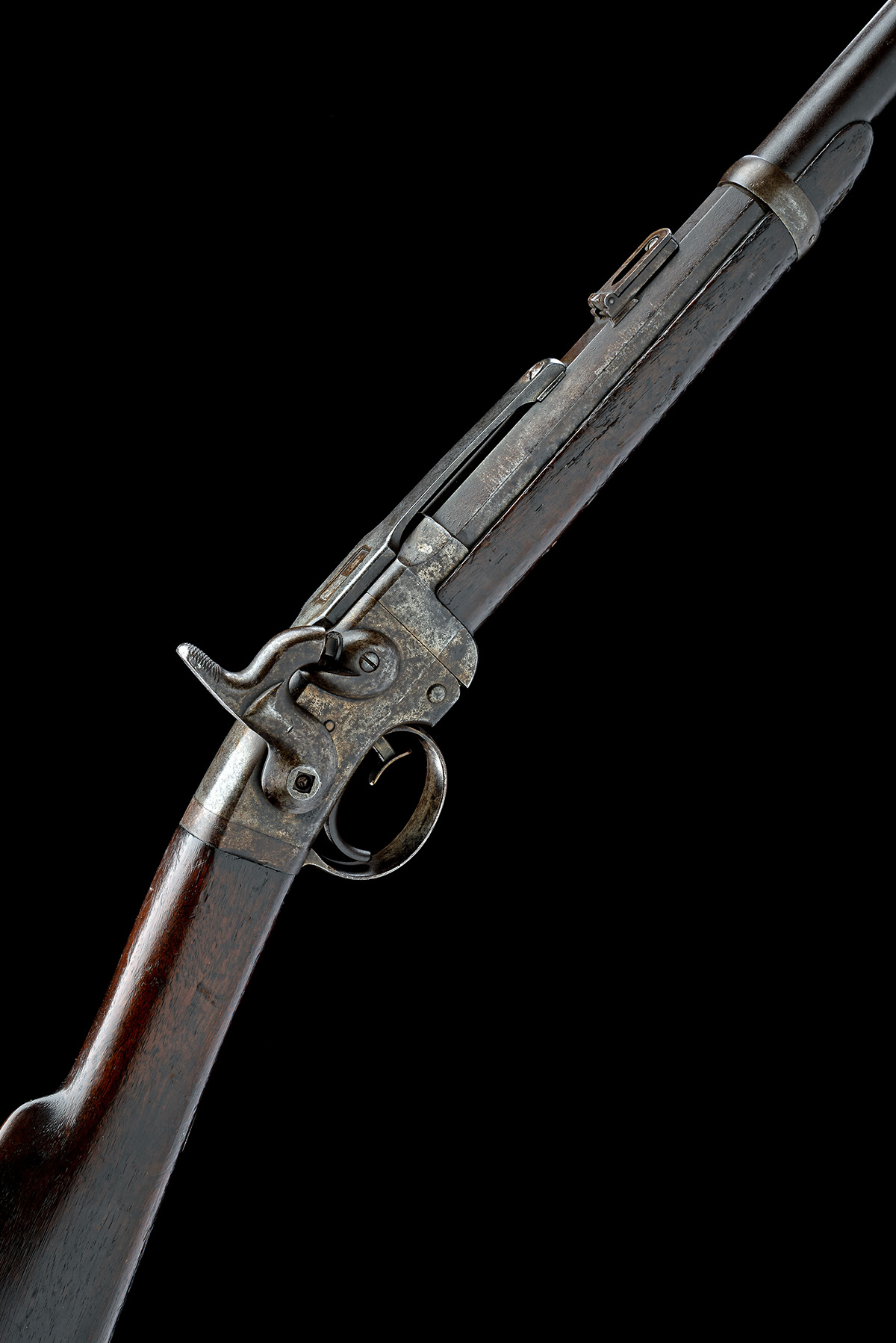 A .50 SMITHS PATENT CAPPING BREECH LOADING CARBINE OF THE AMERICAN CIVIL WAR, CIRCA 1863, serial no.