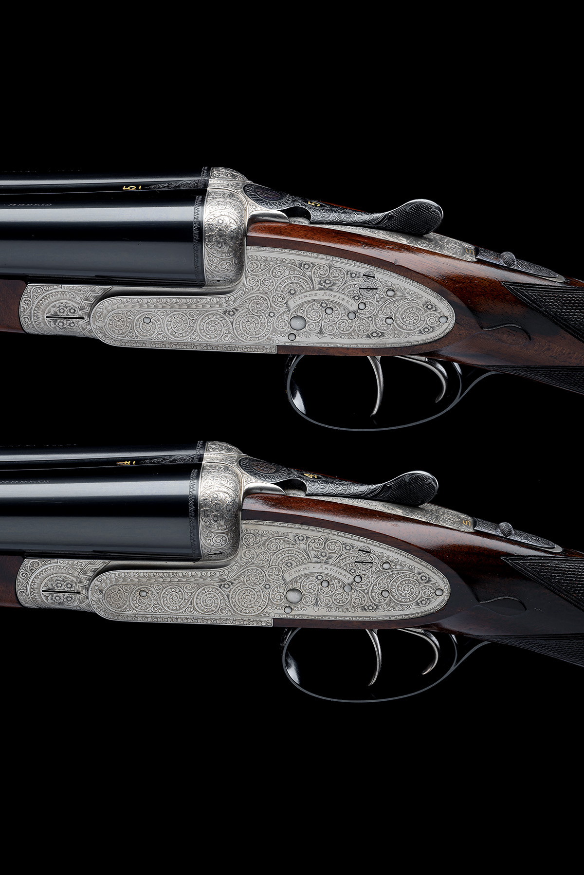 ARMAS GARBI A PAIR OF 12-BORE 'MODEL 103B' SELF-OPENING SIDELOCK EJECTORS, serial no. 15074 / 5, for - Image 4 of 10