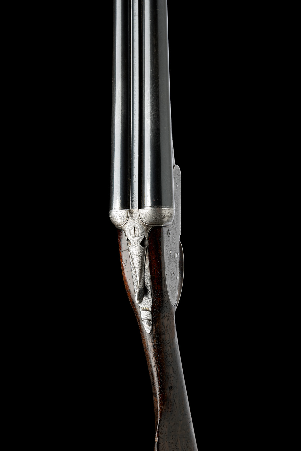 J. PURDEY & SONS A 12-BORE SELF-OPENING SIDELOCK EJECTOR, serial no. 13411, for 1889, 30in. black - Image 4 of 9