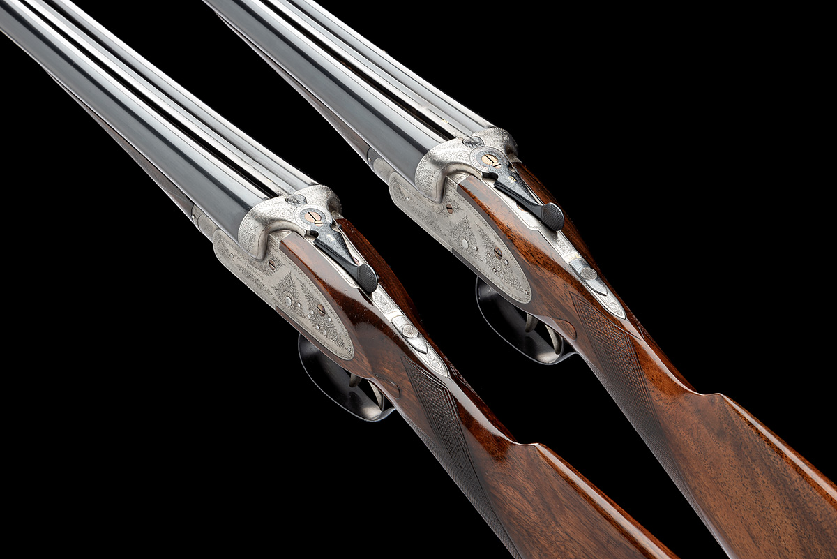 WILLIAM EVANS A PAIR OF 12-BORE SIDELOCK EJECTORS, serial no. 13560 / 1, circa 1925, 28in. nitro - Image 8 of 11