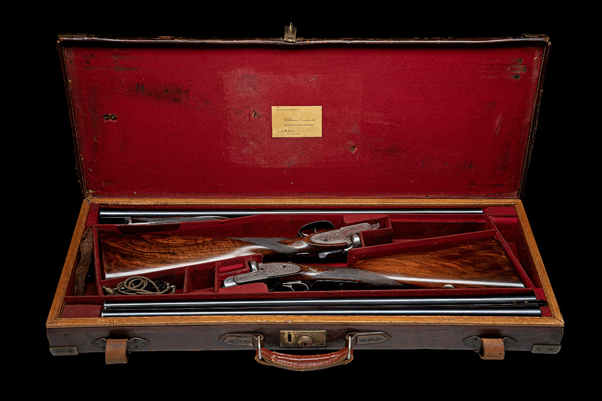 WILLIAM EVANS A PAIR OF 12-BORE SIDELOCK EJECTORS, serial no. 13560 / 1, circa 1925, 28in. nitro - Image 9 of 11