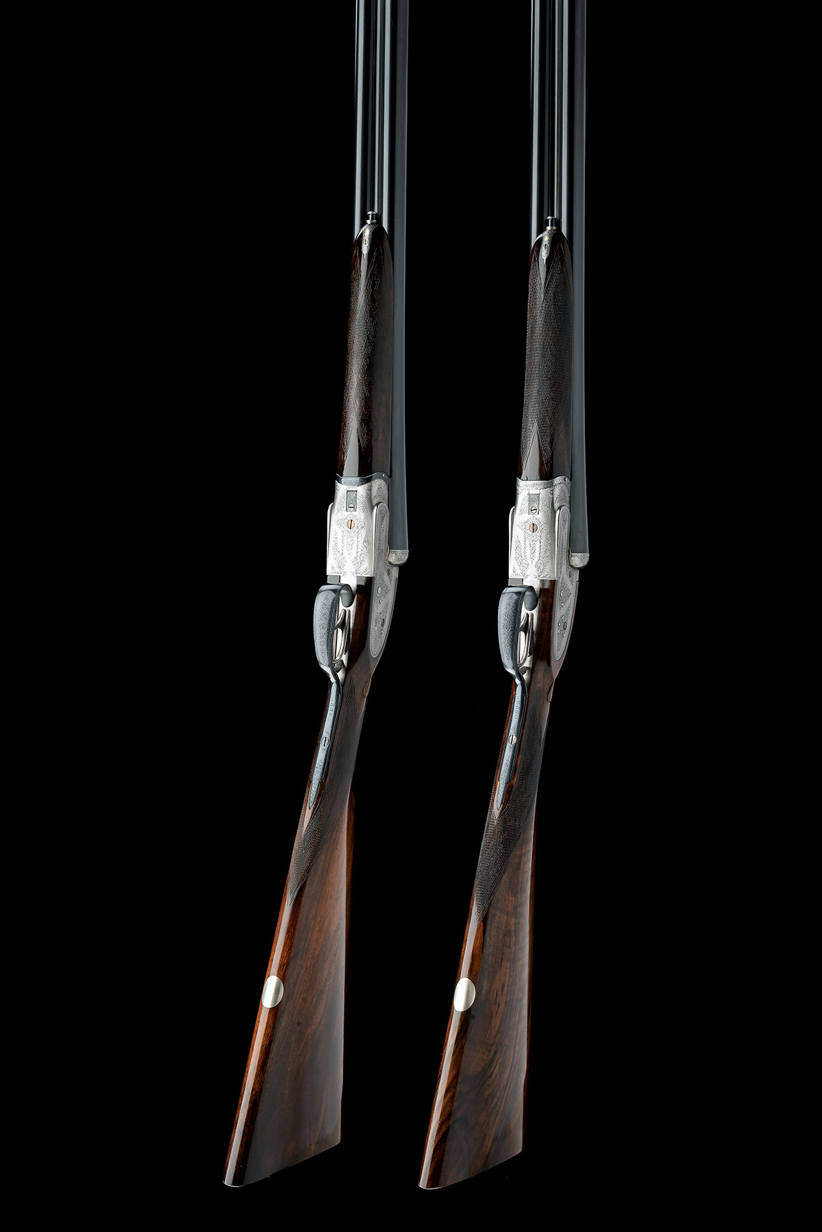 WILLIAM EVANS A PAIR OF 12-BORE SIDELOCK EJECTORS, serial no. 13560 / 1, circa 1925, 28in. nitro - Image 6 of 11