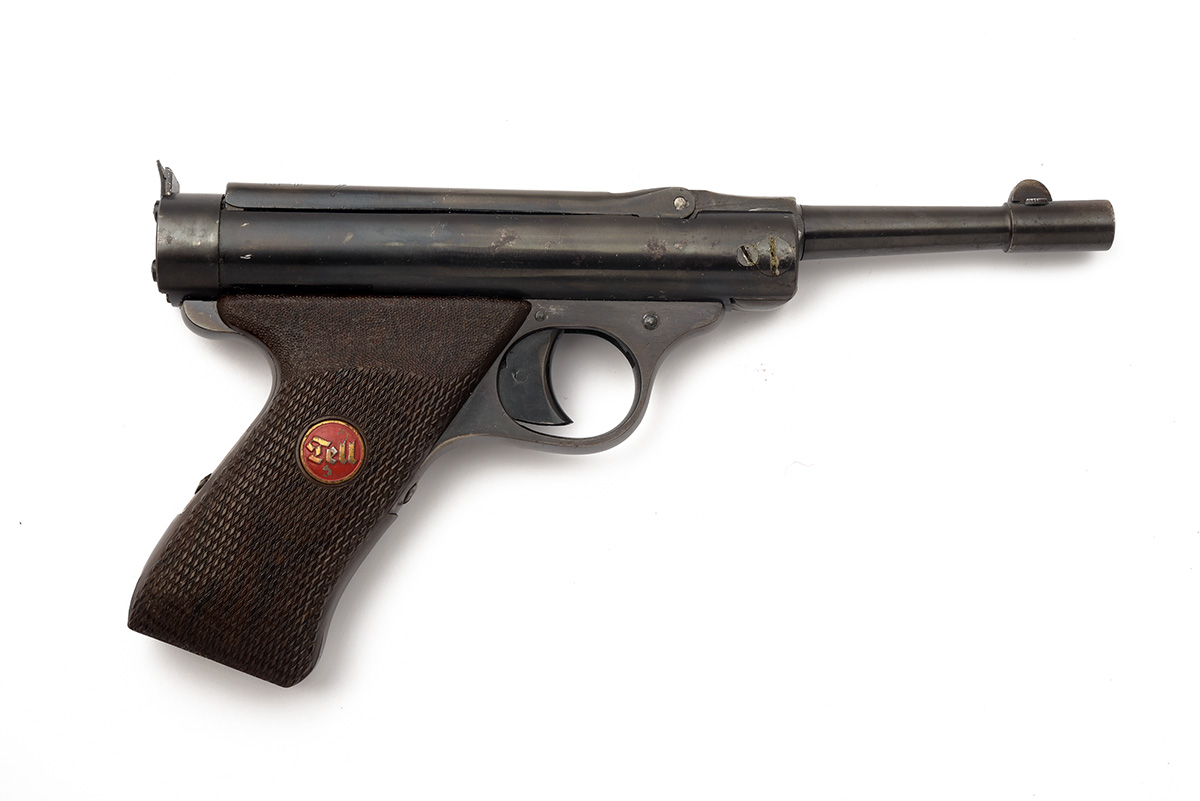 A RARE BOXED .177 VENUS WAFFENWERK 'TELL 3' AIR-PISTOL, serial no. 179, one of only a small number - Image 3 of 8
