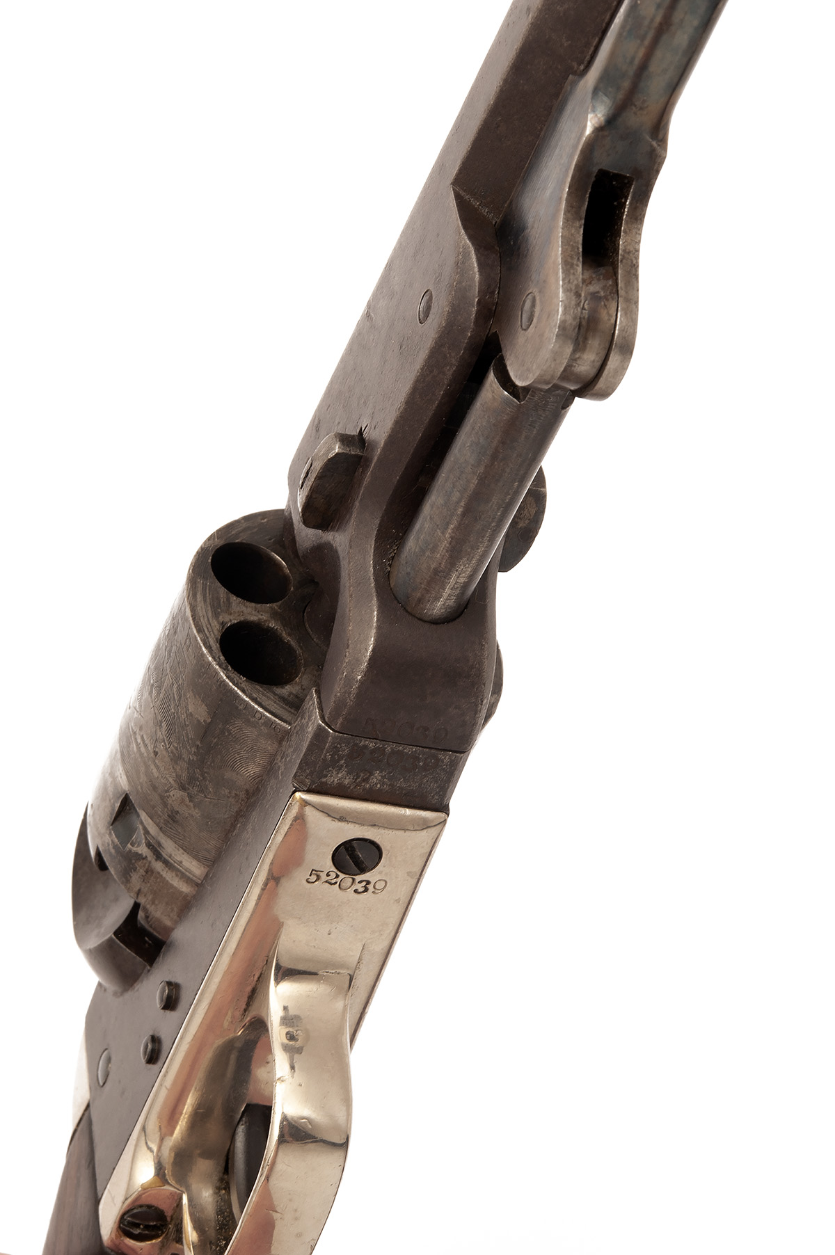 A CASED .36 COLT MODEL 1851 NAVY PERCUSSION REVOLVER, serial no. 52039, circa 1856, with 7 1/2in. - Image 7 of 7