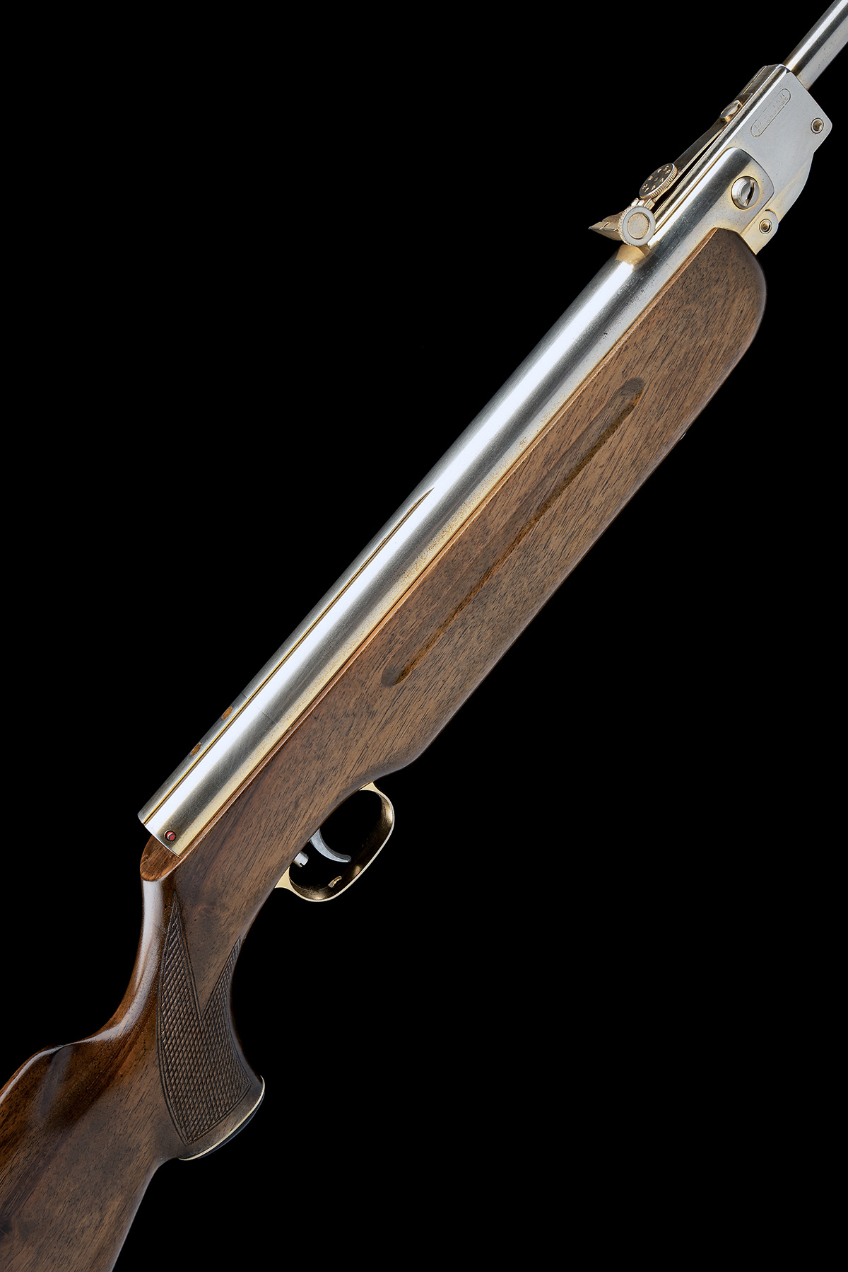 A RARE .22 WEIHRAUCH 'HW35E GOLD EDITION' BREAK-BARREL AIR-RIFLE, serial no. 961678, one of a