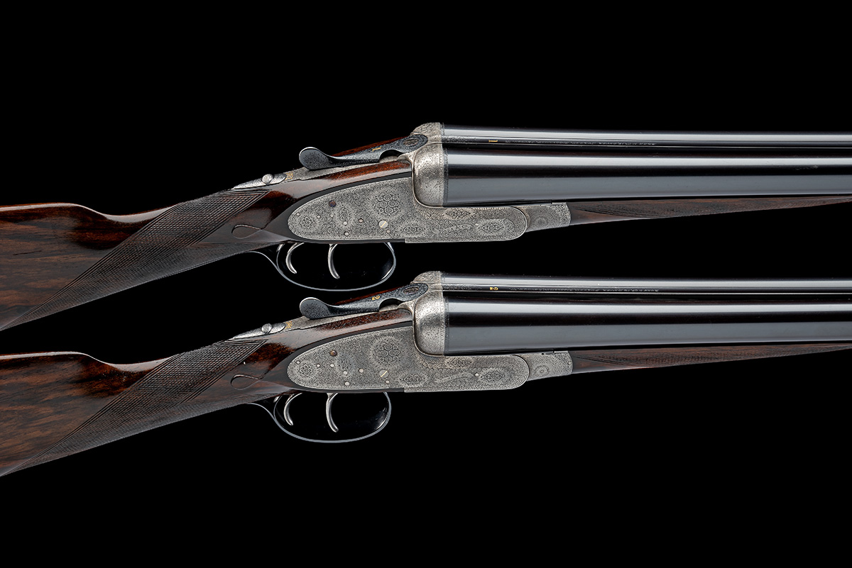 BOSS & CO. A PAIR OF 12-BORE EASY-OPENING SIDELOCK EJECTORS, serial no. 6935 / 6, circa 1922,