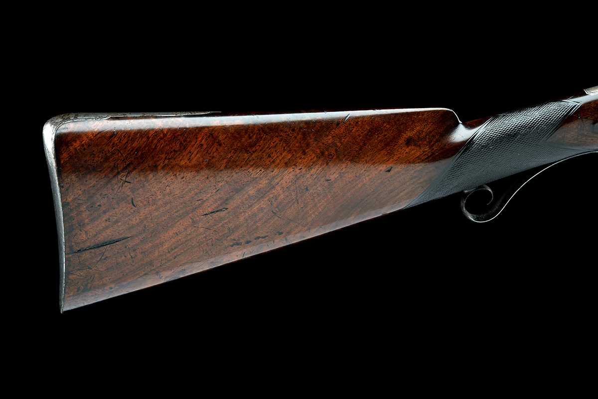 A LATE 14-BORE FLINTLOCK SINGLE-BARRELLED SPORTING GUN SIGNED SMITH, LONDON, FOR RESTORATION, no - Image 5 of 8