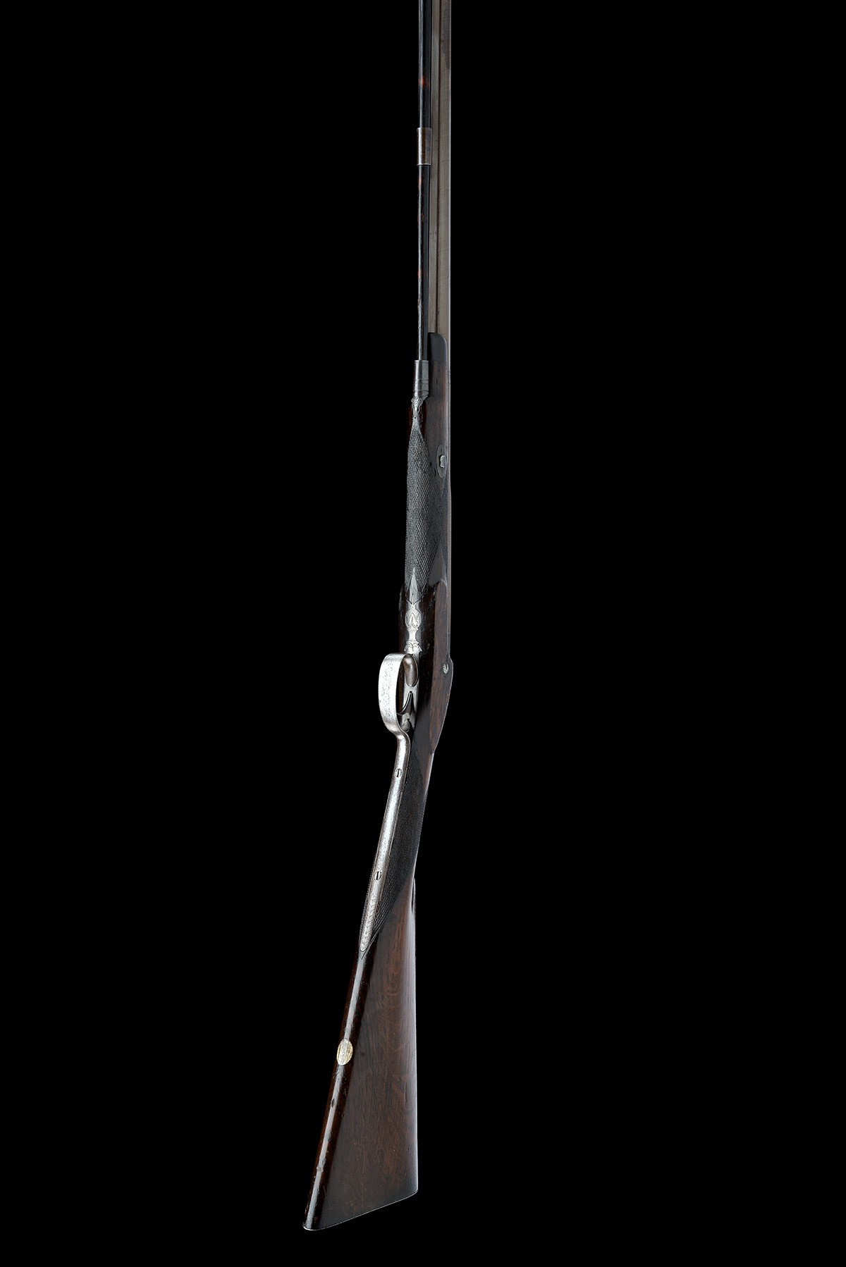 A 20-BORE PERCUSSION SINGLE-BARRELLED SPORTING GUN SIGNED COGSWELL & HARRISON, serial no. 5917, - Image 6 of 8