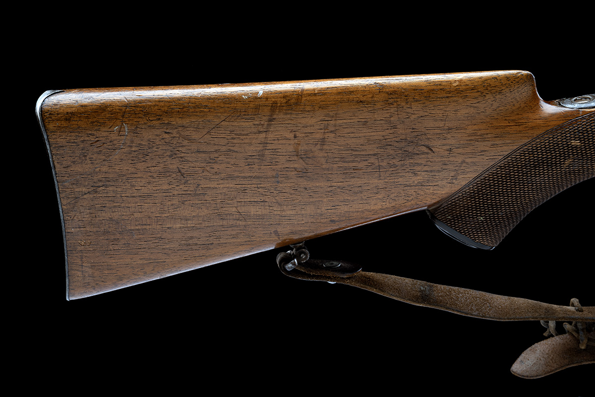 A CONTINENTAL 8.15x46R SINGLE-SHOT BOLT-ACTION SPORTING RIFLE, UNSIGNED, serial no. 3780, of - Image 7 of 8