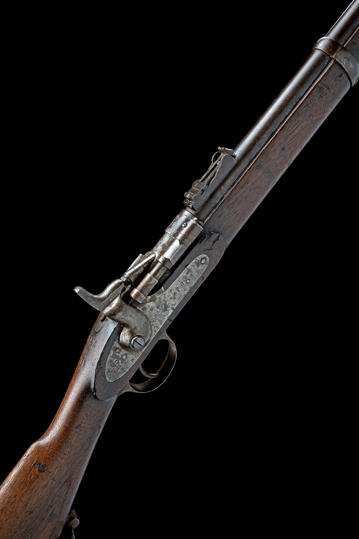 A .577 SNIDER / ENFIELD MK II** NEW ZEALAND ISSUE TWO BAND SERVICE RIFLE BY B.S.A. & CO, serial