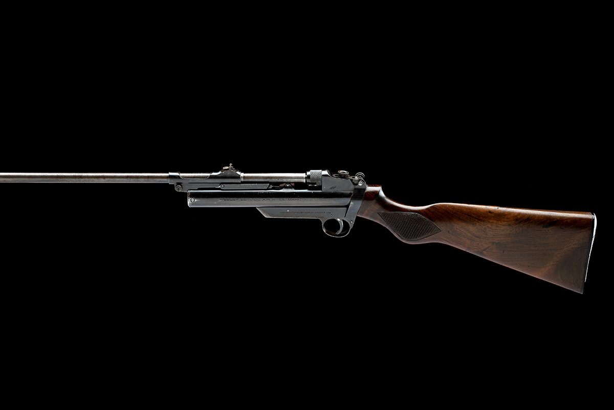 A SCARCE BOXED .22 WEBLEY & SCOTT 'MKII SERVICE' AIR-RIFLE, serial no. S8952, circa 1936, with - Image 3 of 10