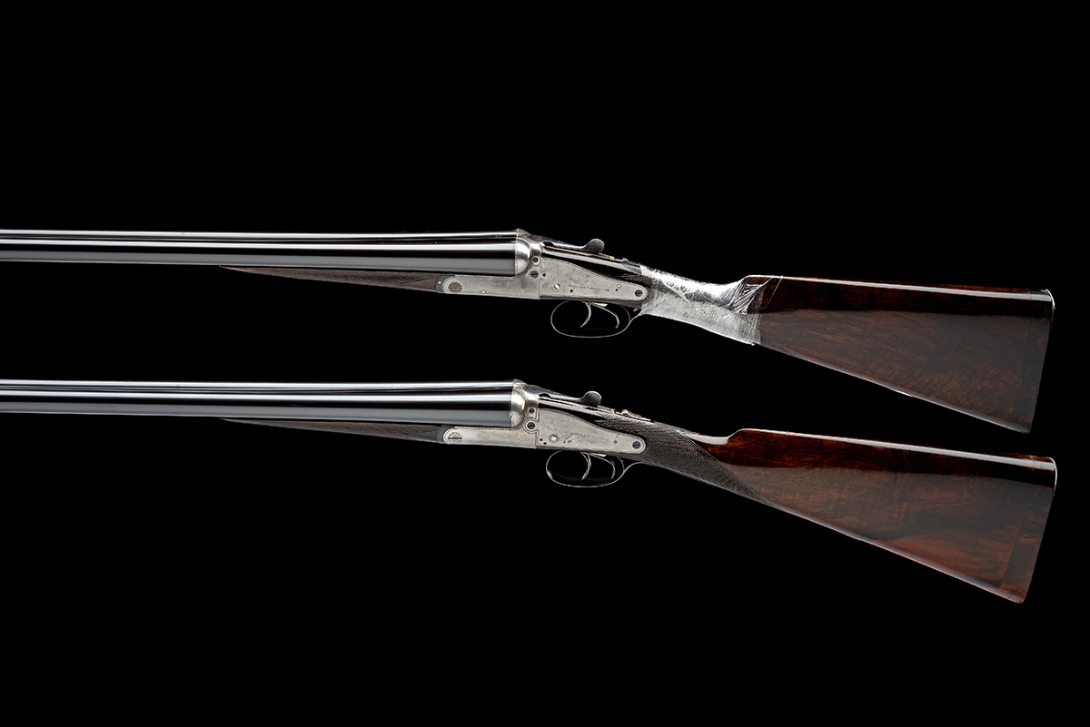 HOLLAND & HOLLAND A COMPOSED PAIR OF 12-BORE 'NO.3 GRADE' BACK-ACTION SIDELOCK EJECTORS, serial - Image 2 of 11