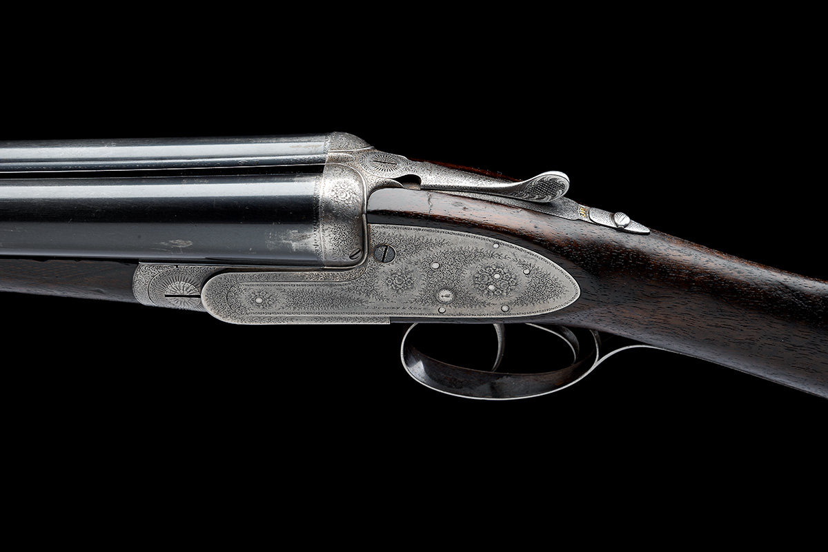J. PURDEY & SONS A 12-BORE SELF-OPENING SIDELOCK EJECTOR, serial no. 13411, for 1889, 30in. black - Image 7 of 9