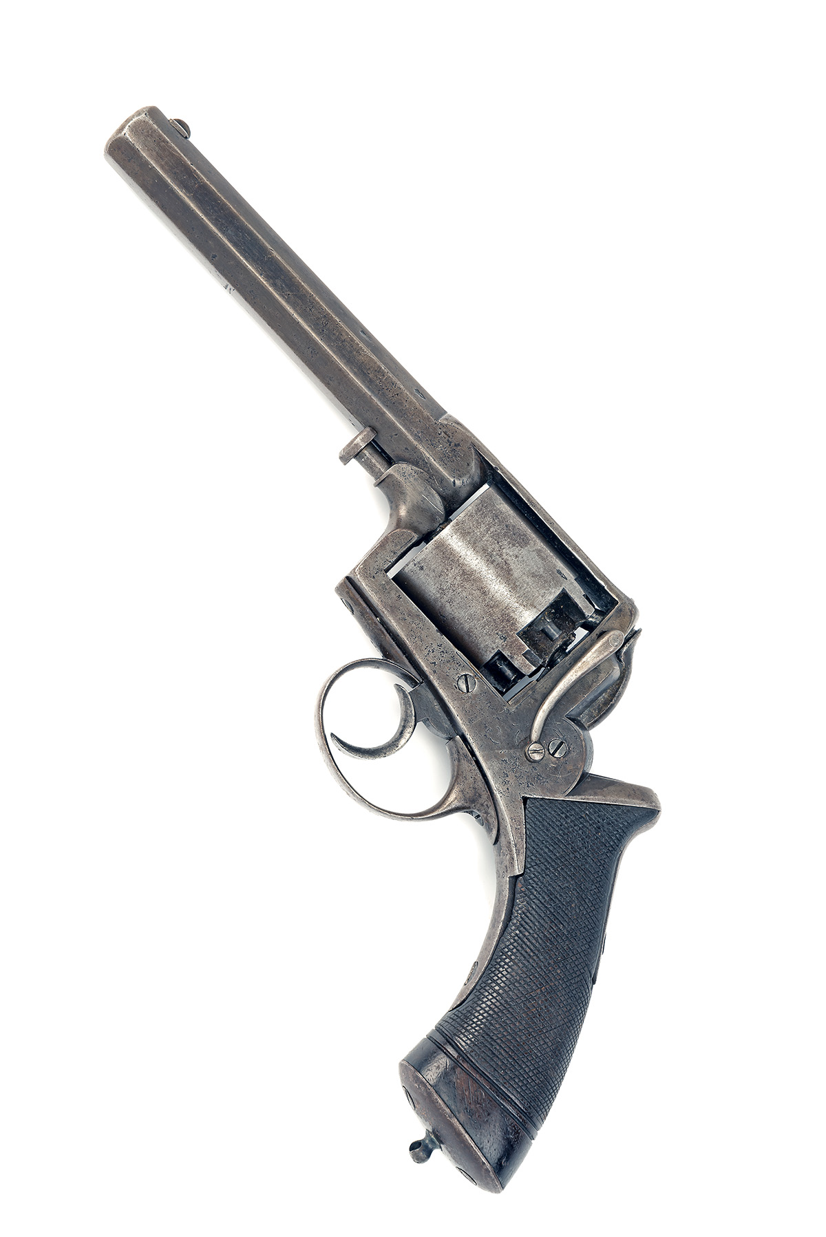 A CASED 38-BORE PERCUSSION REVOLVER OF ADAMS TYPE, SIGNED WILKINSON, serial no. 1006, circa 1856, - Image 2 of 6