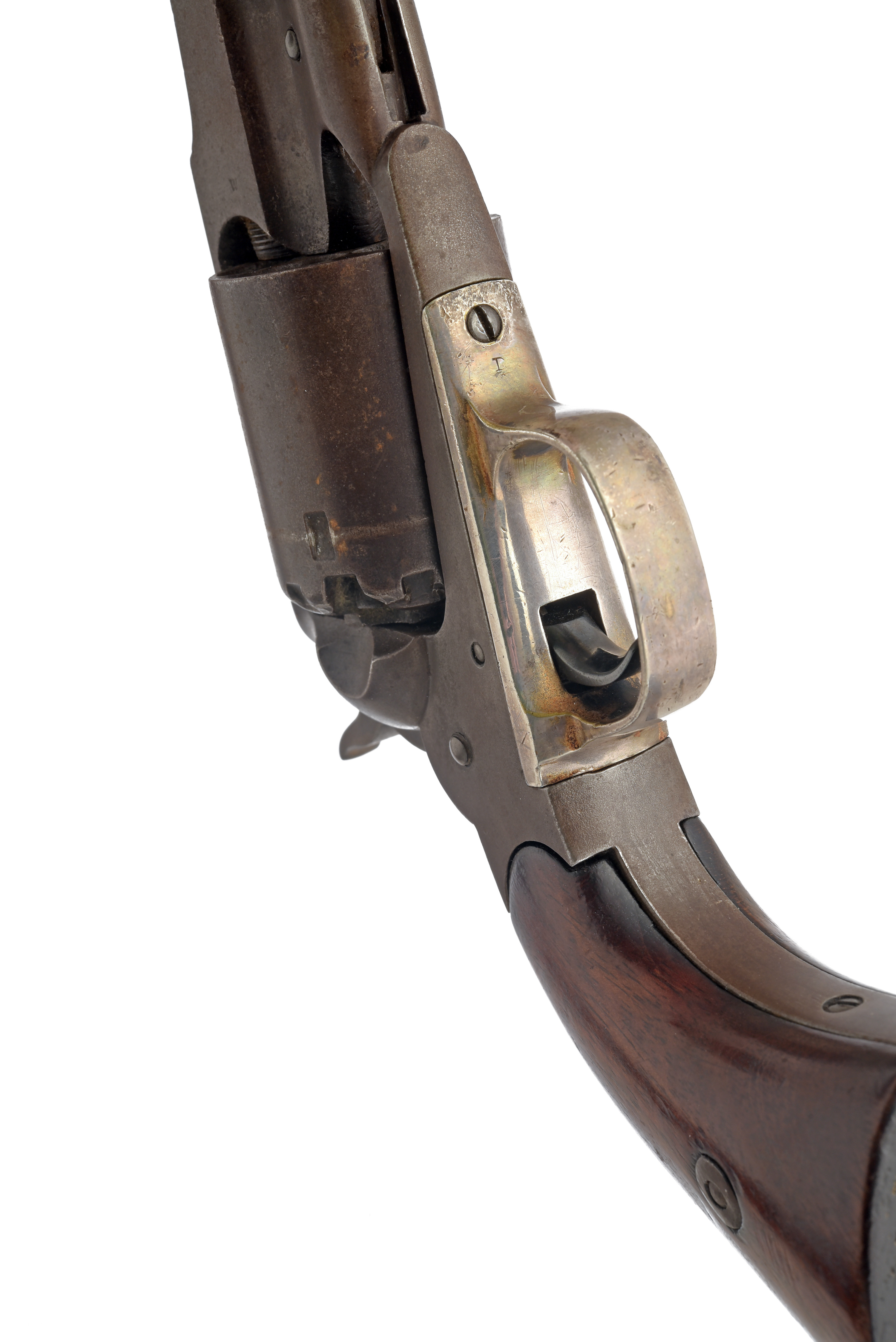 A .44 REMINGTON NEW MODEL ARMY PERCUSSION REVOLVER WITH MARTIAL MARKS, serial no. 101443, circa - Image 3 of 6