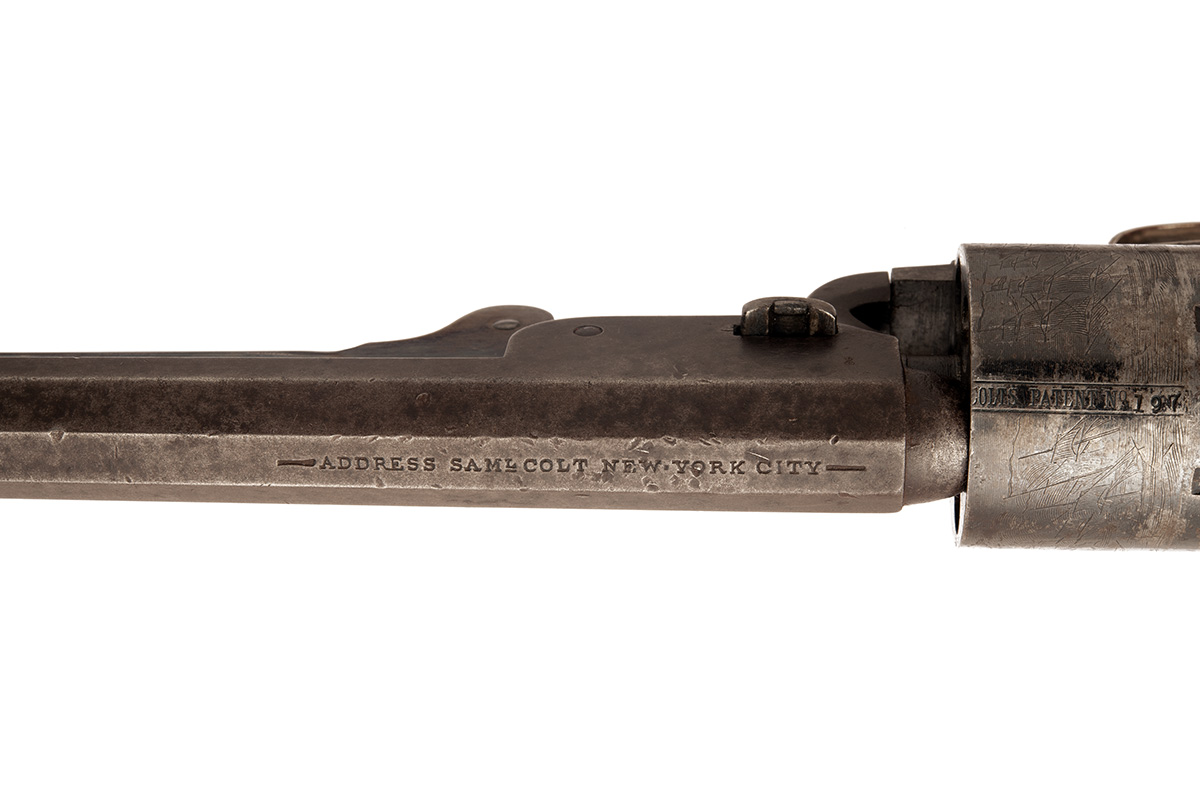 A CASED .36 COLT MODEL 1851 NAVY PERCUSSION REVOLVER, serial no. 52039, circa 1856, with 7 1/2in. - Image 5 of 7