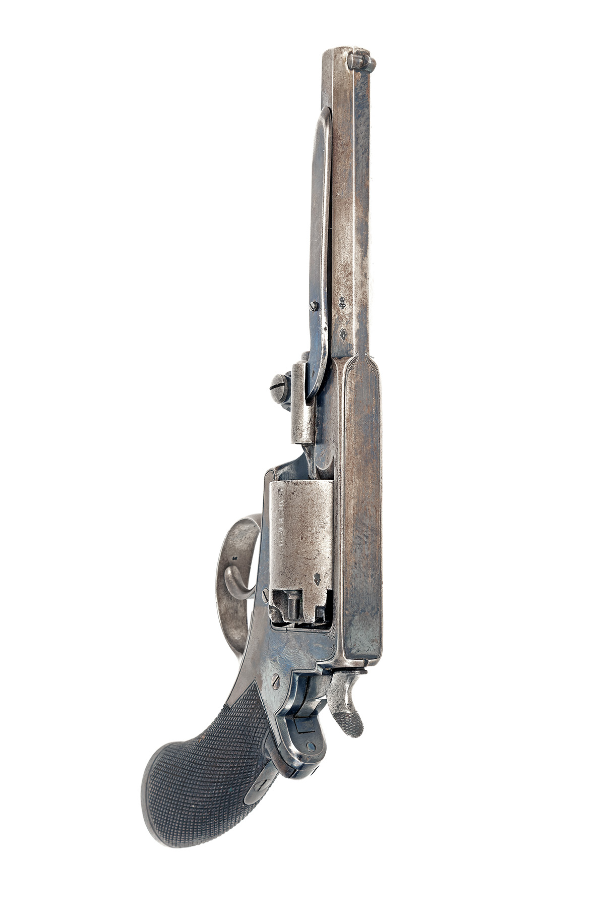 A 54-BORE BEAUMONT-ADAMS PERCUSSION REVOLVER, serial no. 100363C, circa 1858, with blued octagonal - Image 4 of 4