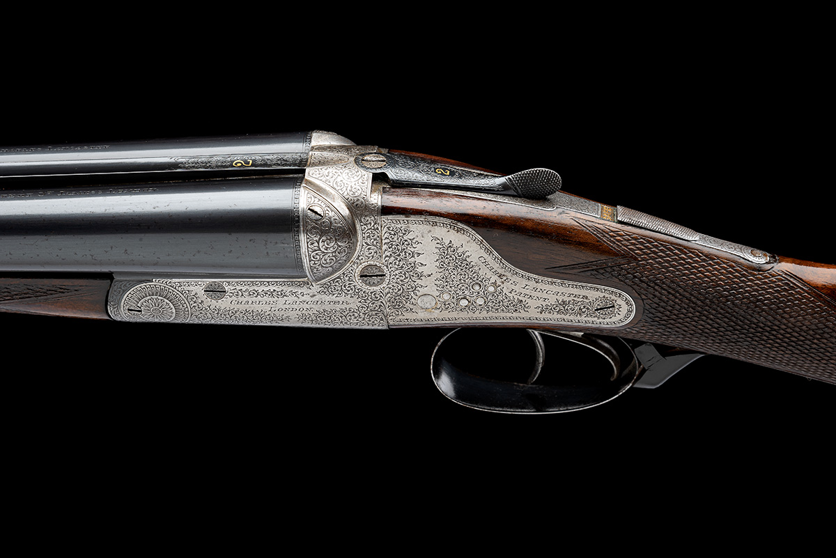 CHARLES LANCASTER A 12-BORE ASSISTED-OPENING BACK-ACTION SIDELOCK EJECTOR, serial no. 6337, for - Image 7 of 9