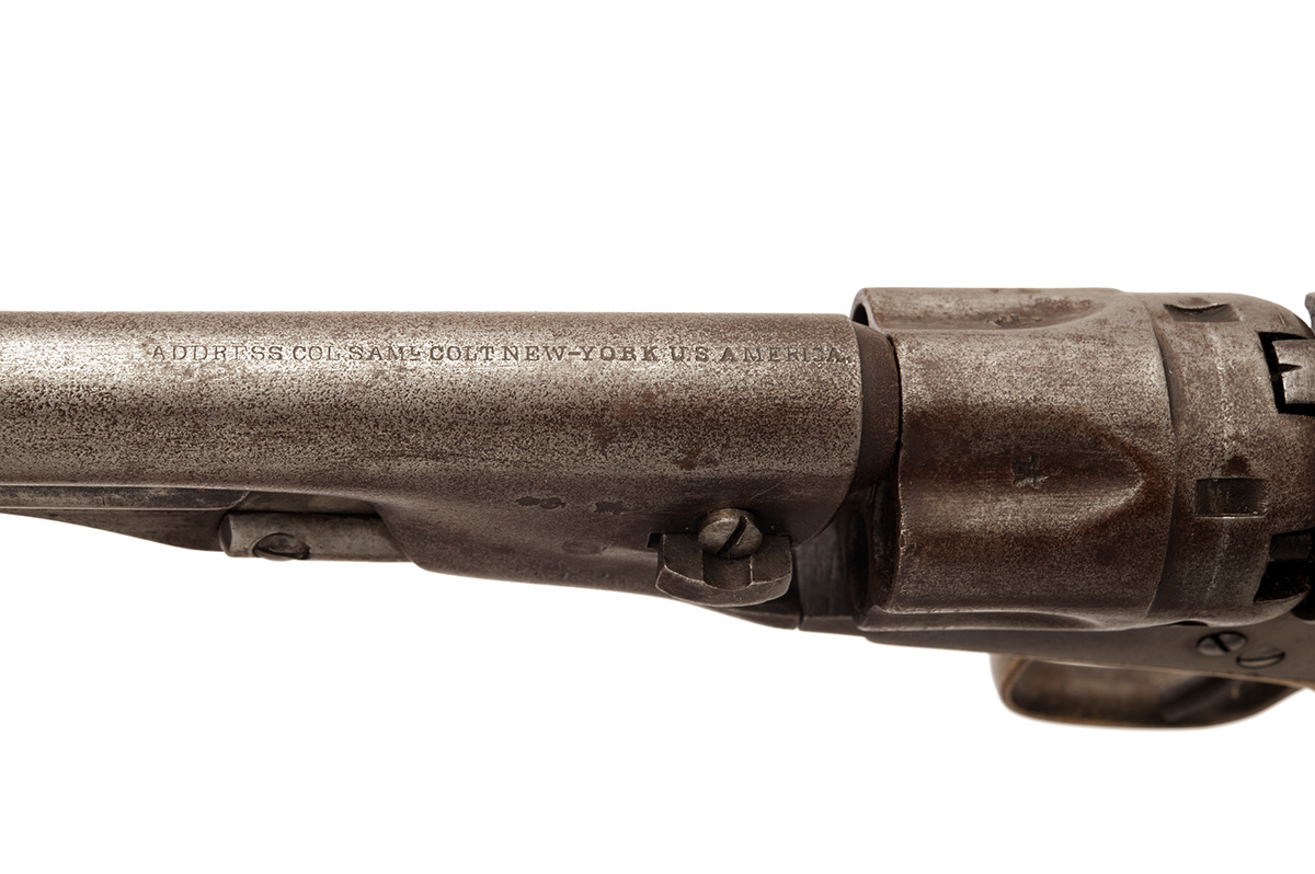 A .36 COLT 1862 POLICE PERCUSSION REVOLVER, serial no. 20527, for 1863, with round 6 1/2in. - Image 5 of 6