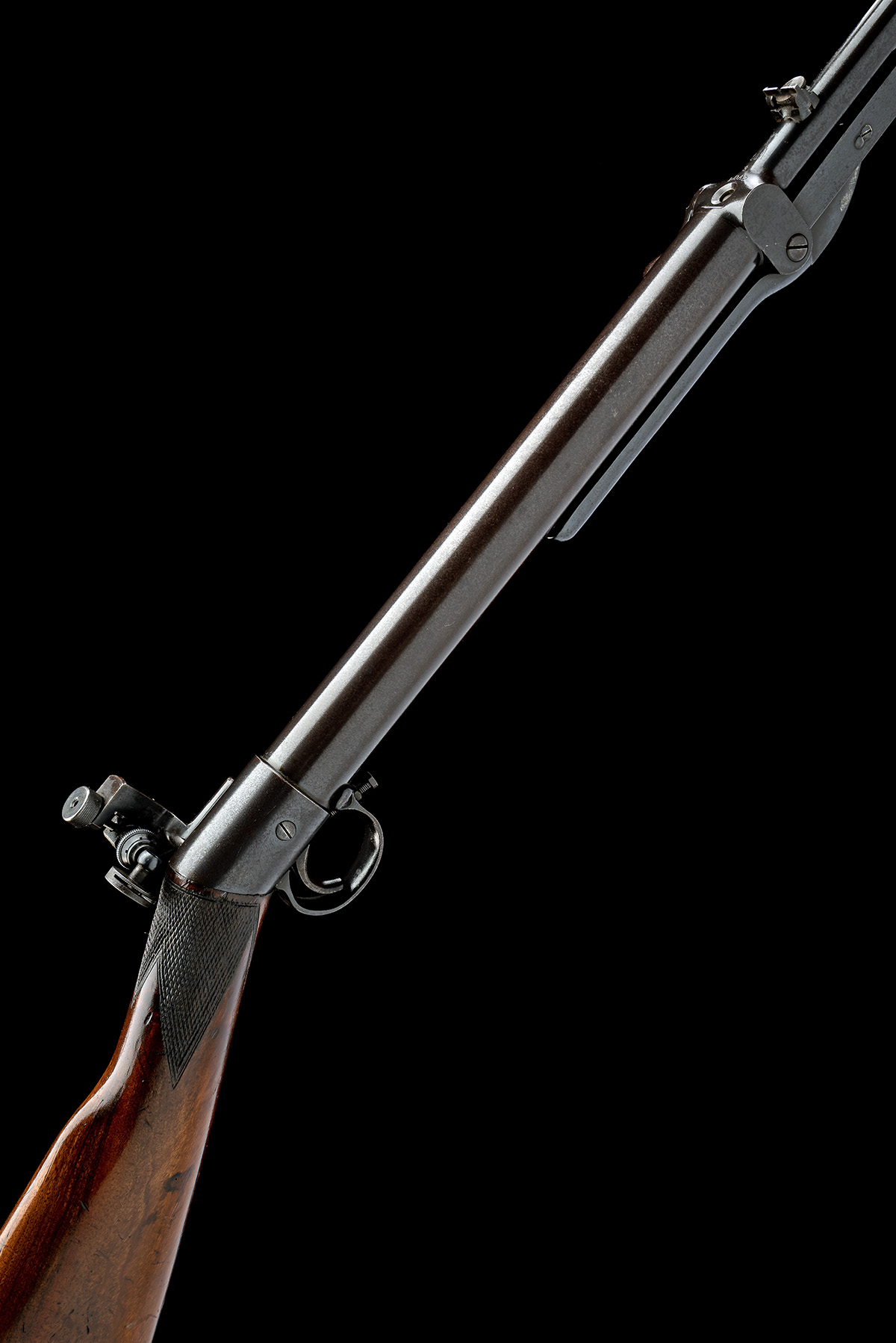 A .22 BSA STANDARD PRE-WAR UNDER-LEVER AIR-RIFLE OF IMPROVED MODEL 'D' TYPE, serial no. S72019,