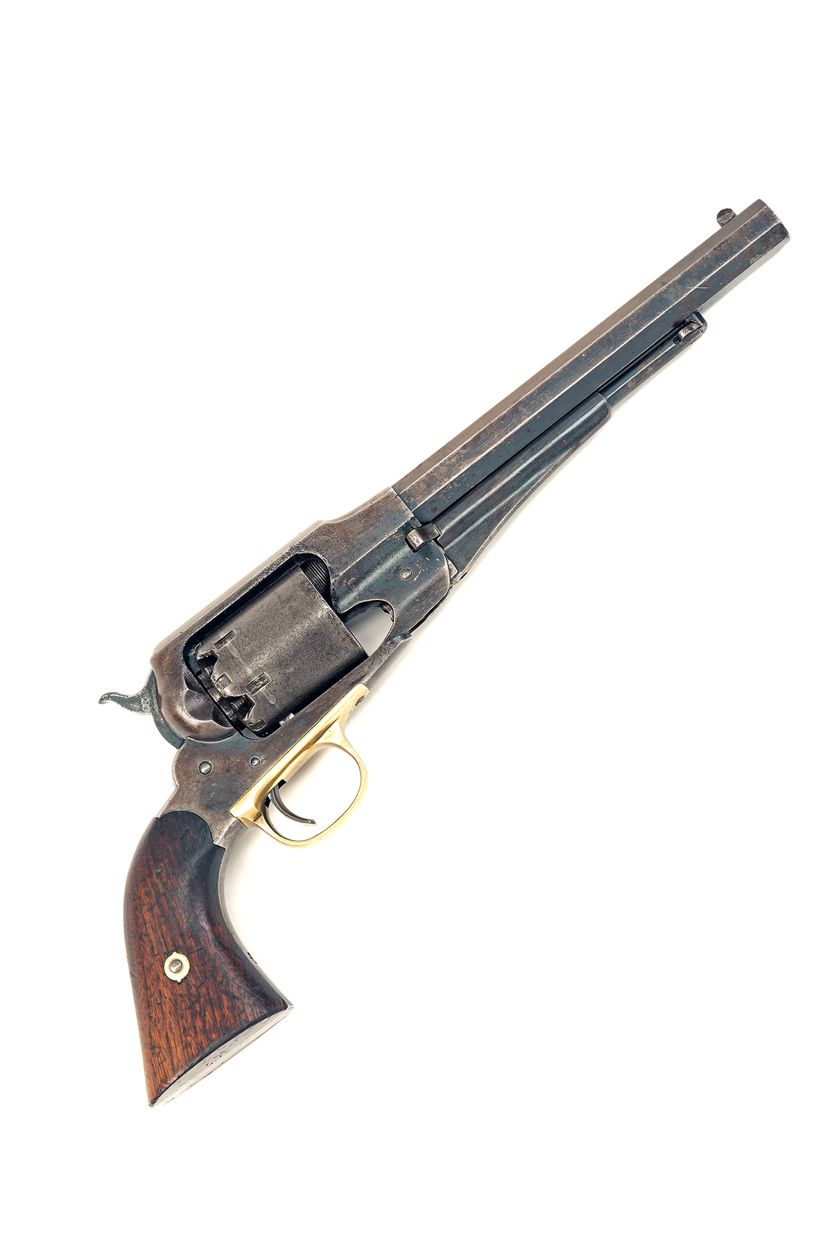 A CASED MARTIAL MARKED .44 REMINGTON 1860 NEW MODEL ARMY PERCUSSION REVOLVER, serial no. 83603, - Image 2 of 5