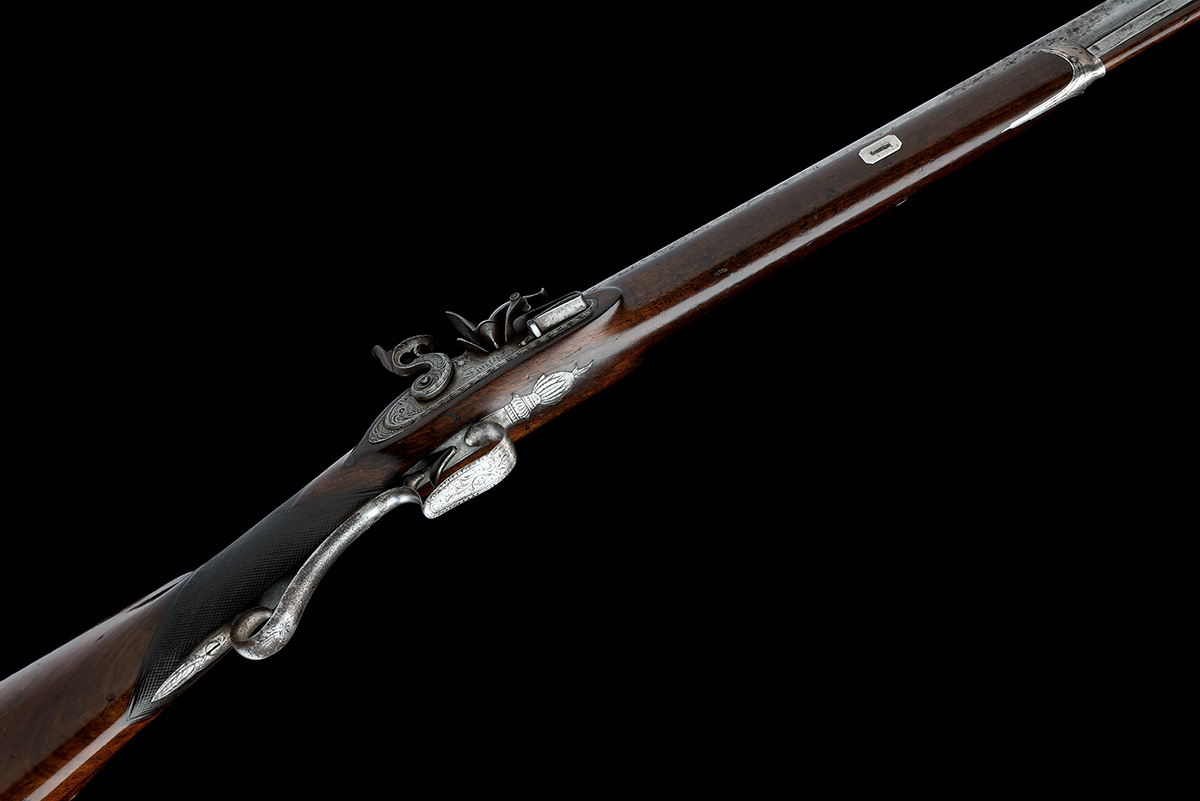 A LATE 14-BORE FLINTLOCK SINGLE-BARRELLED SPORTING GUN SIGNED SMITH, LONDON, FOR RESTORATION, no - Image 3 of 8