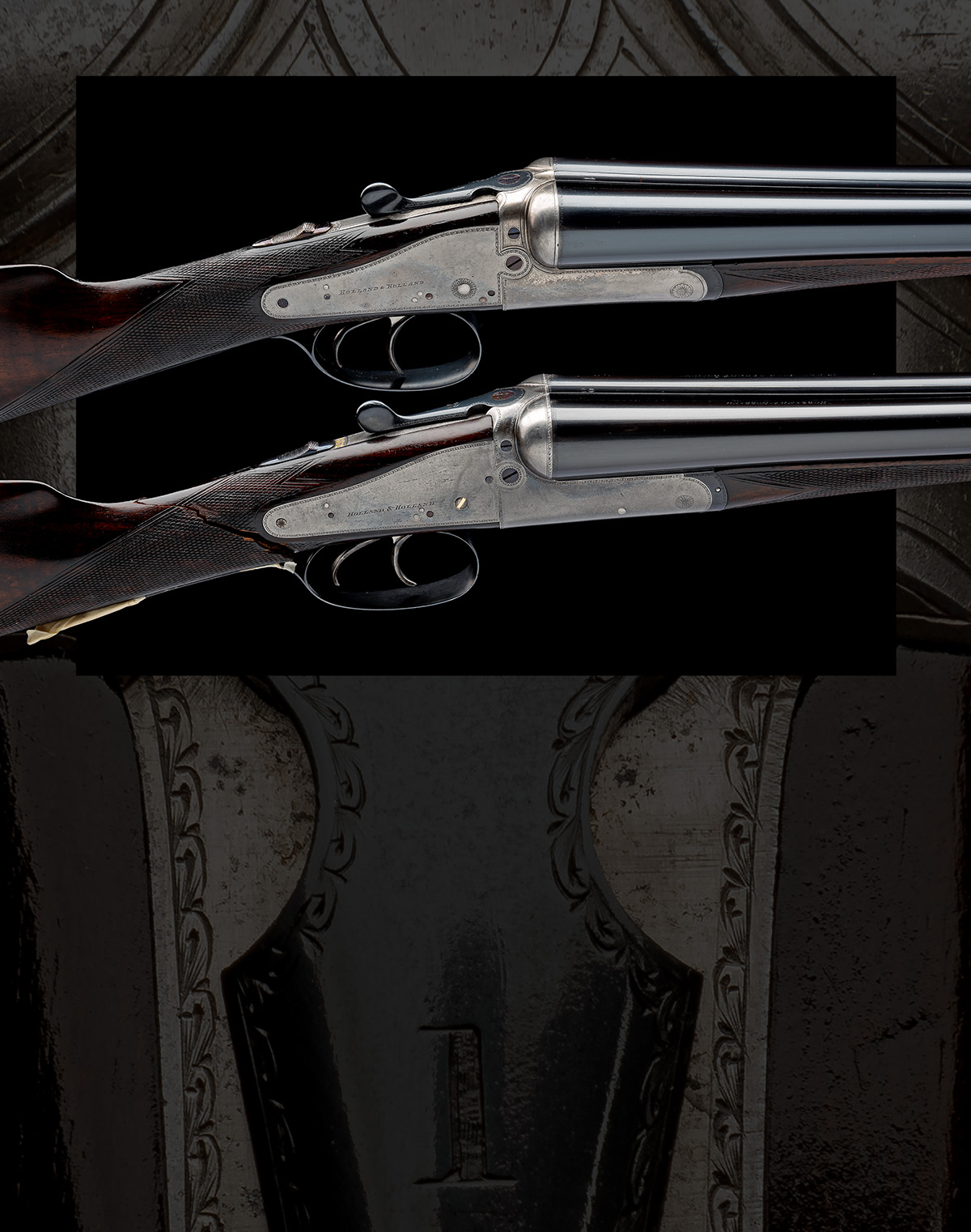 HOLLAND & HOLLAND A COMPOSED PAIR OF 12-BORE 'NO.3 GRADE' BACK-ACTION SIDELOCK EJECTORS, serial - Image 11 of 11